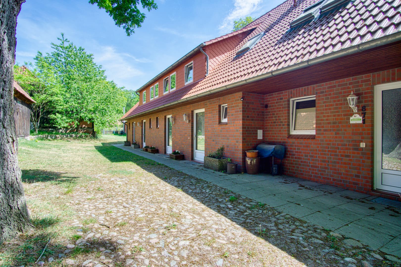 Außenansicht Ferienpension Lindenhof Natururlaub Lüneburger Heide