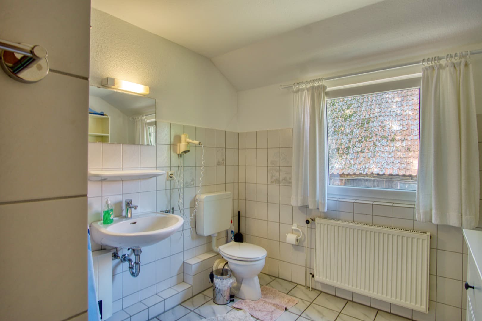 Badezimmer Ferienpension Lindenhof Natururlaub Lüneburger Heide