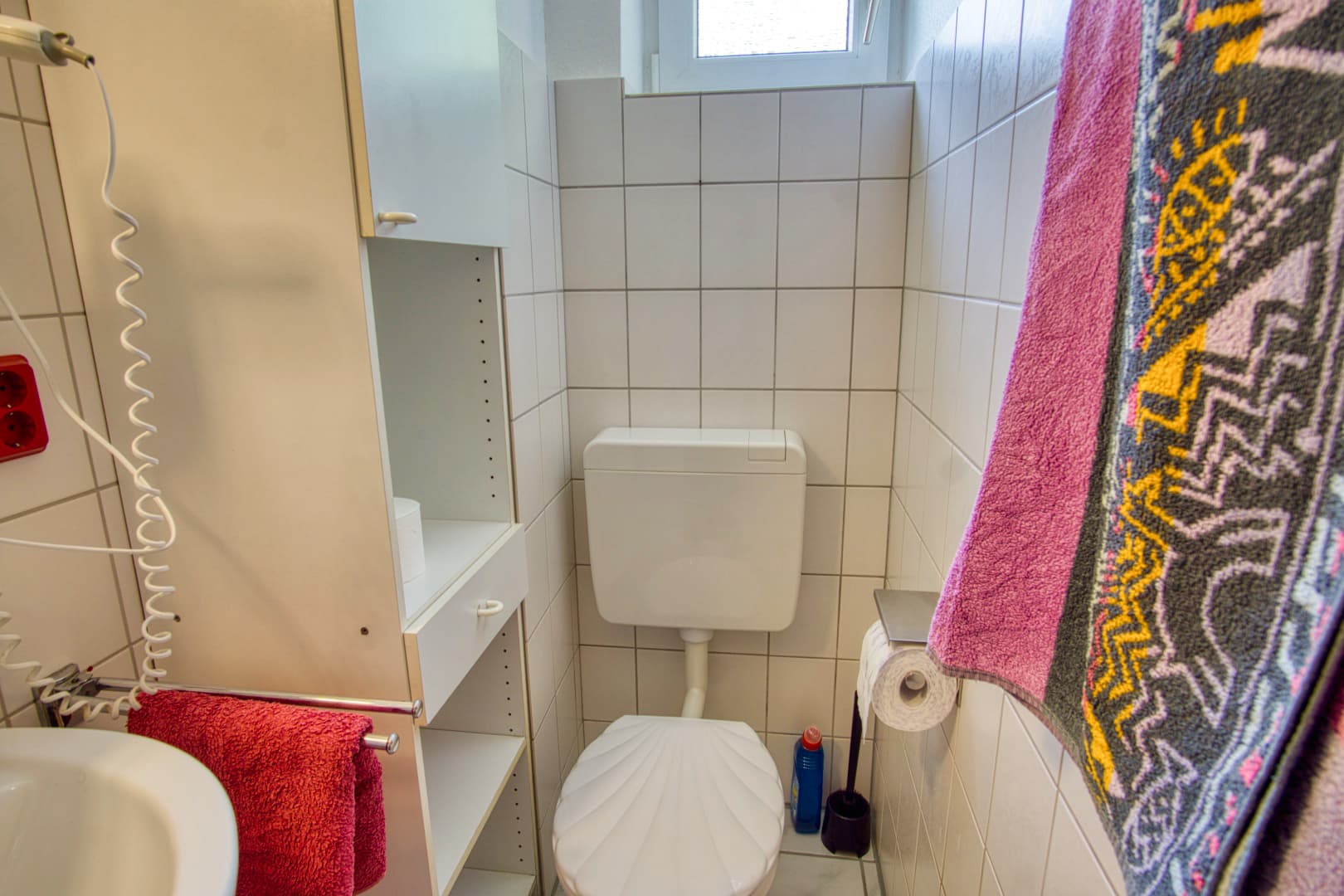 Badezimmer Ferienwohnung Lindenhof Natururlaub Lüneburger Heide