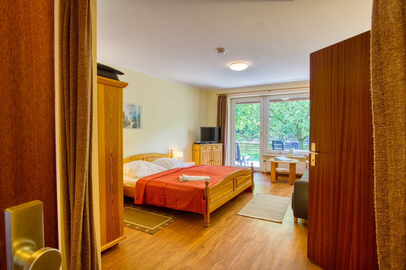 Ferienwohnung Lindenhof Natururlaub Lüneburger Heide Betten