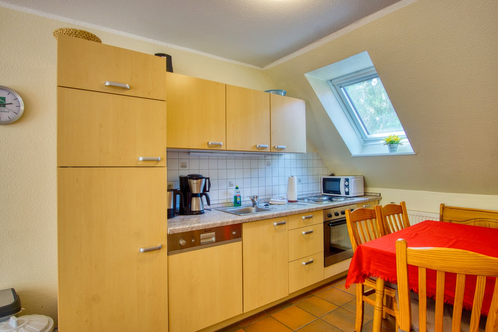 Küche Ferienwohnung Lindenhof Natururlaub Lüneburger Heide