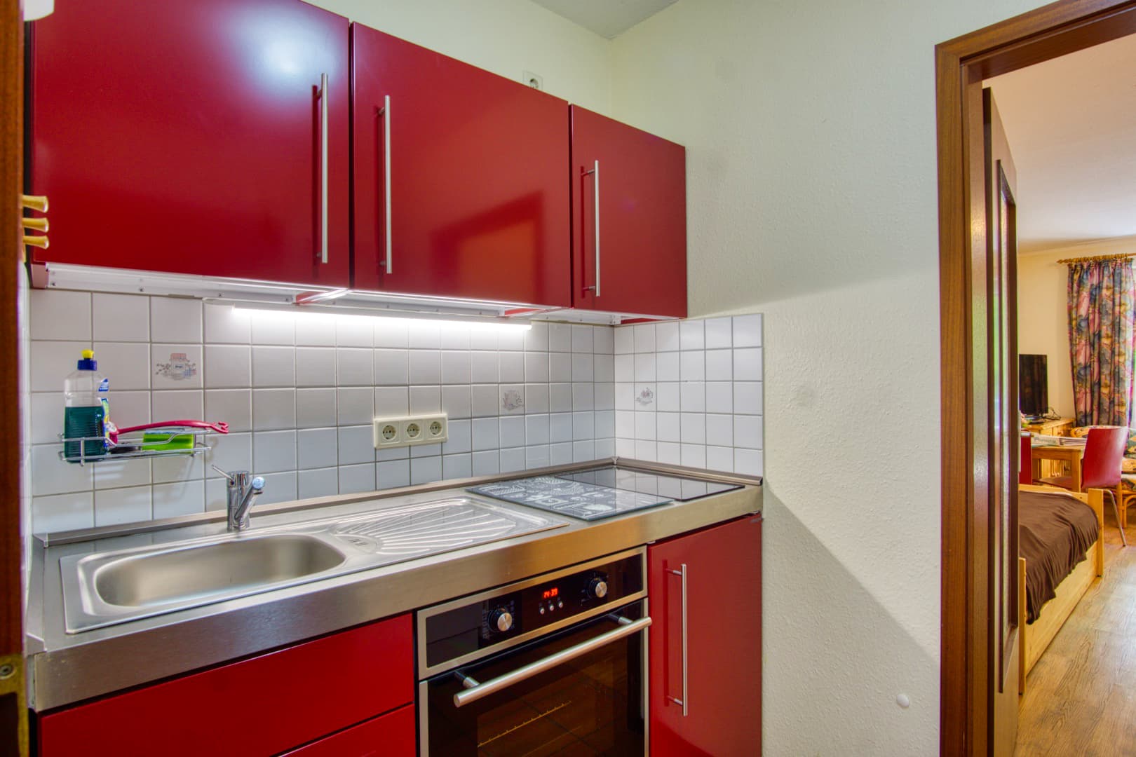 Küche Ferienwohnung Lindenhof Natururlaub Lüneburger Heide