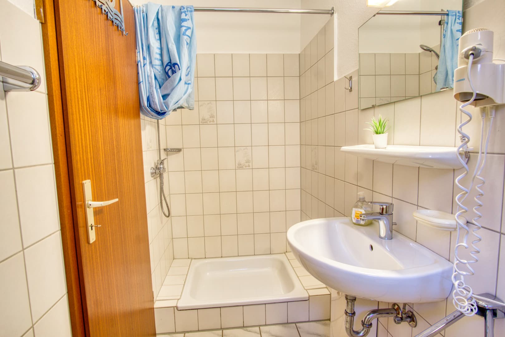 Badezimmer Ferienwohnung Lindenhof Natururlaub Lüneburger Heide