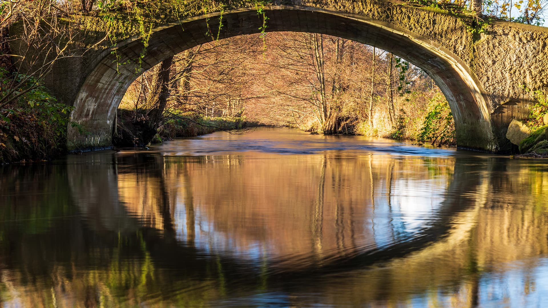 die sehenswerte Himmelsbrücke in Salzhausen-Luhmühlen