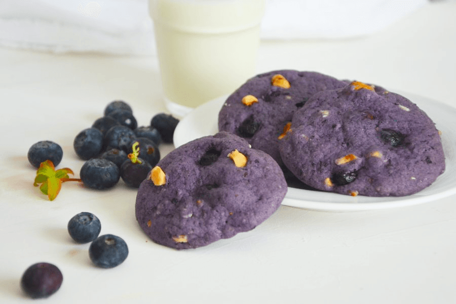 Softe und fruchtige Heidelbeer-Cookies / Lüneburger Heide