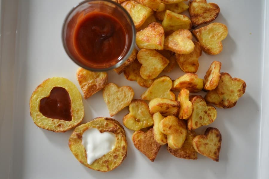 Valentinstag Herzchen-Kartoffeln aus der Lüneburger Heidekartoffel