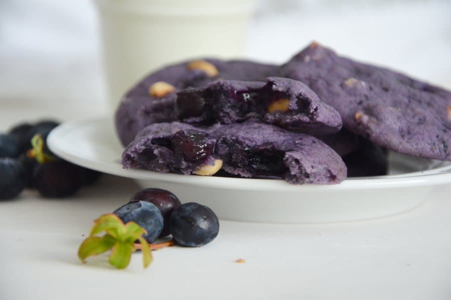 Softe, fruchtige Heidelbeer-Cookies / Lüneburger Heide