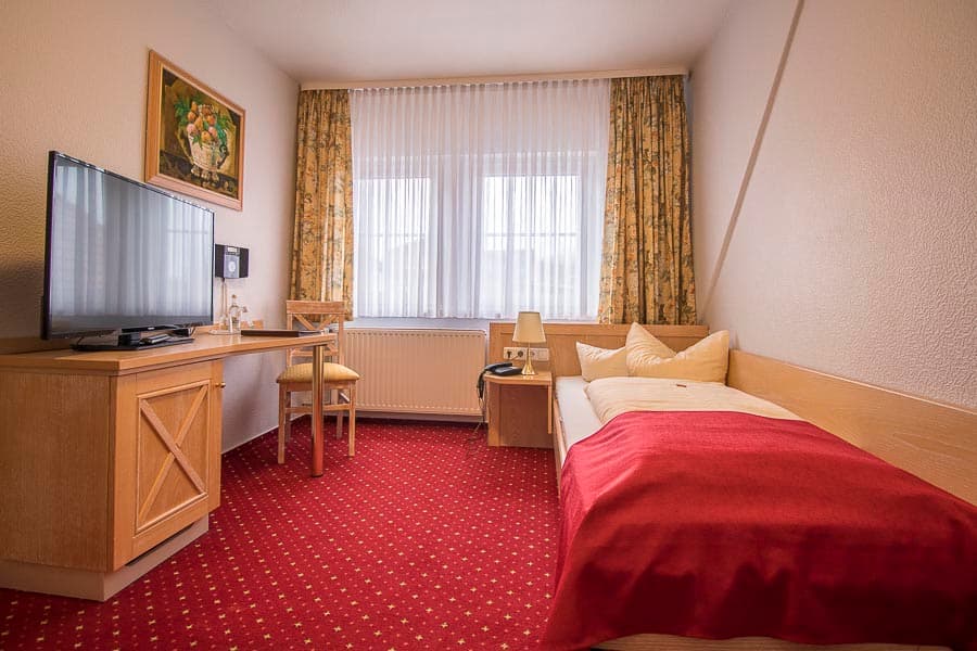 Einzelzimmer (Zimmerbeispiel) im Hotel Acht Linden in Egestorf