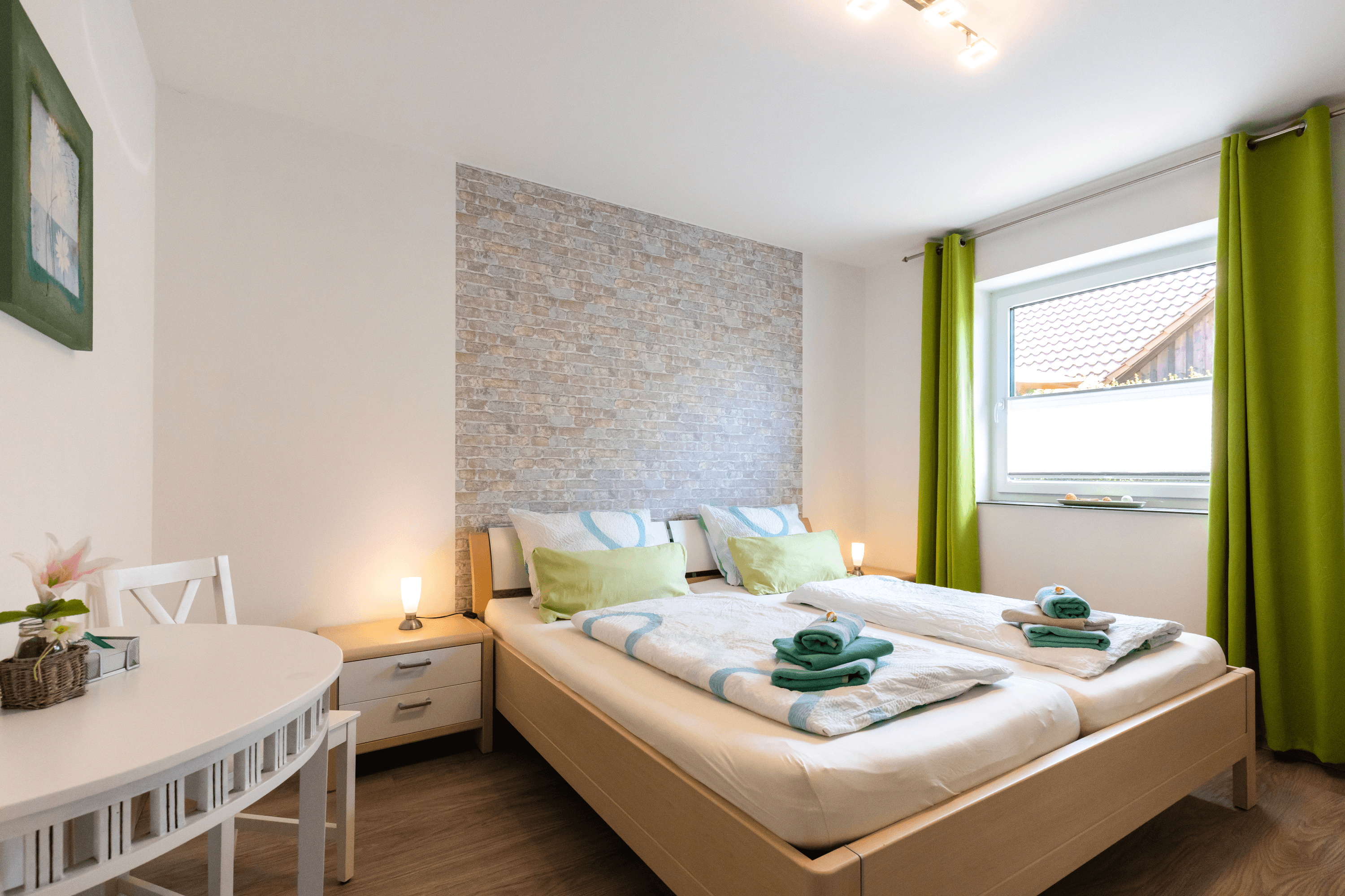 Schlafzimmer in dem Ferienhaus Südheide in Hermannsburg