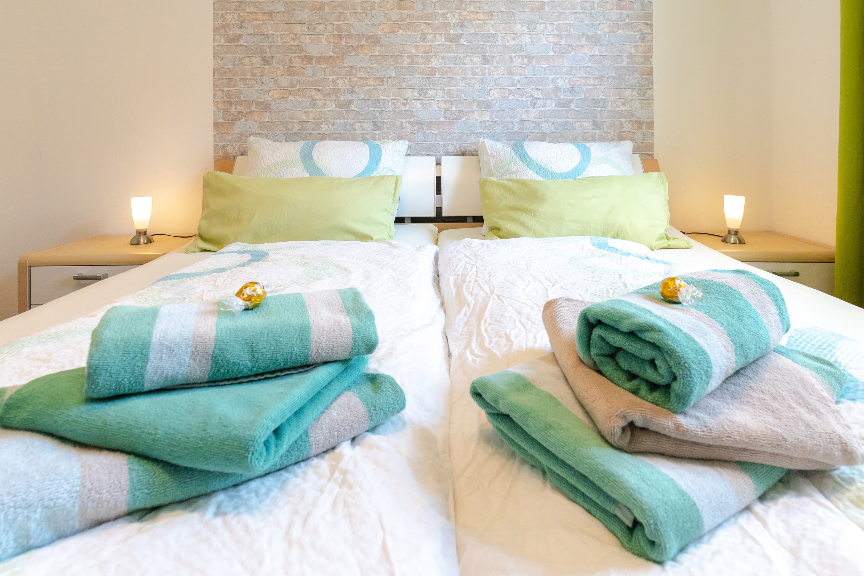 Schlafzimmer in dem Ferienhaus Südheide in Hermannsburg