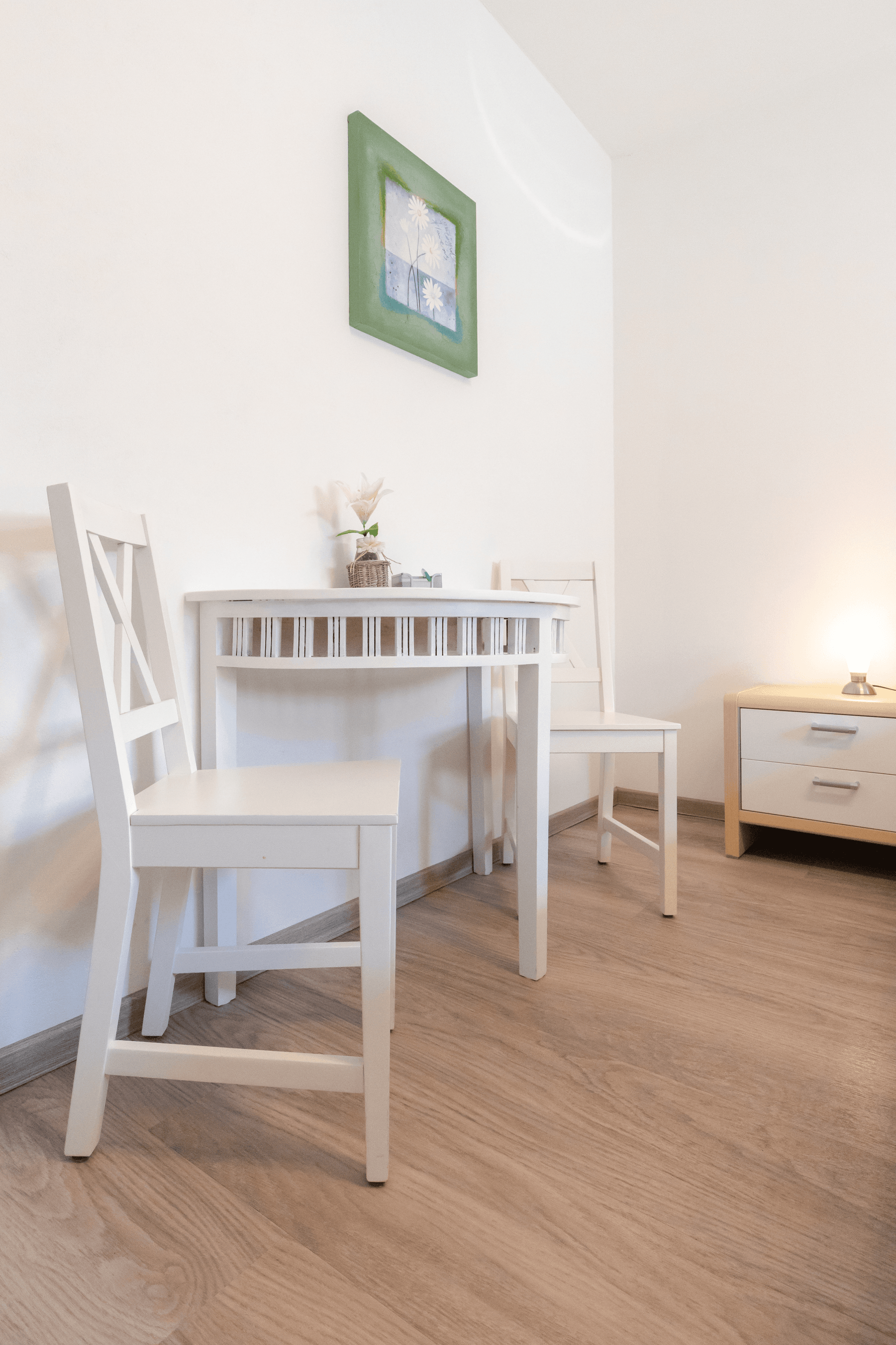 Schreibtisch in dem Ferienhaus Südheide in Hermannsburg