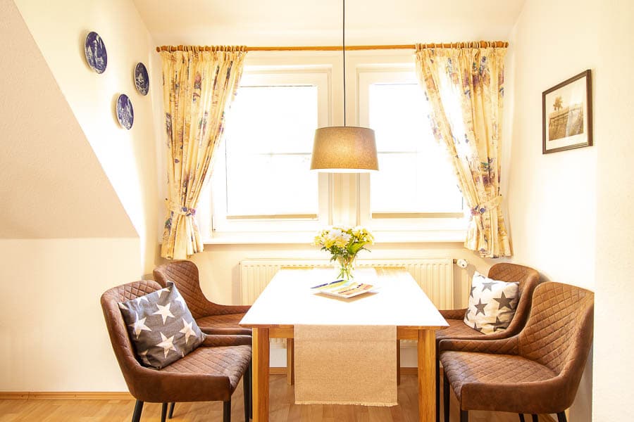Essbereich in der Ferienwohnung Burmester in Undeloh