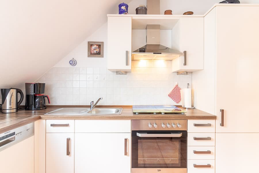 Küche in der Ferienwohnung Burmester in Undeloh