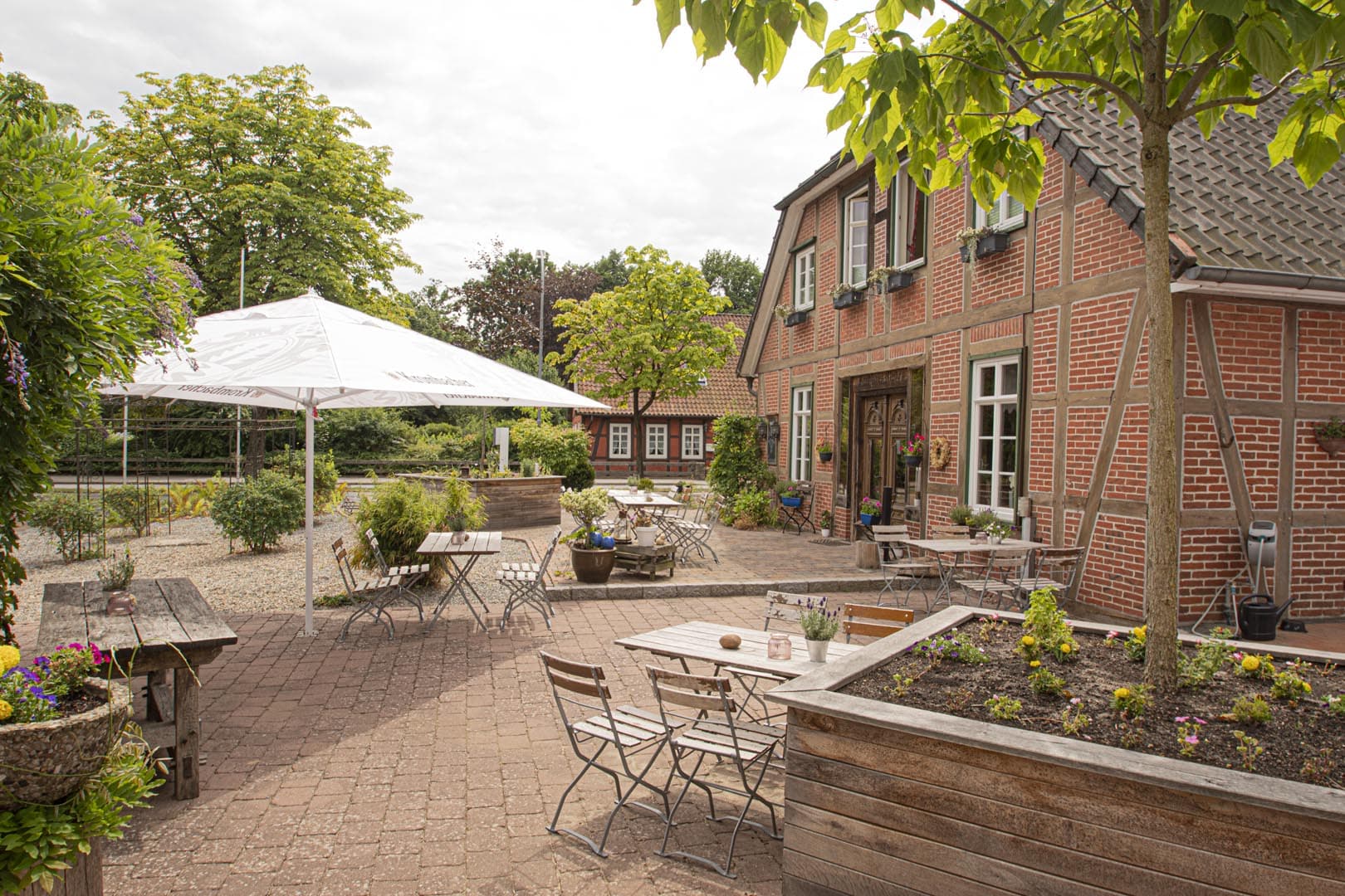 Terrasse des Landhaus Müden