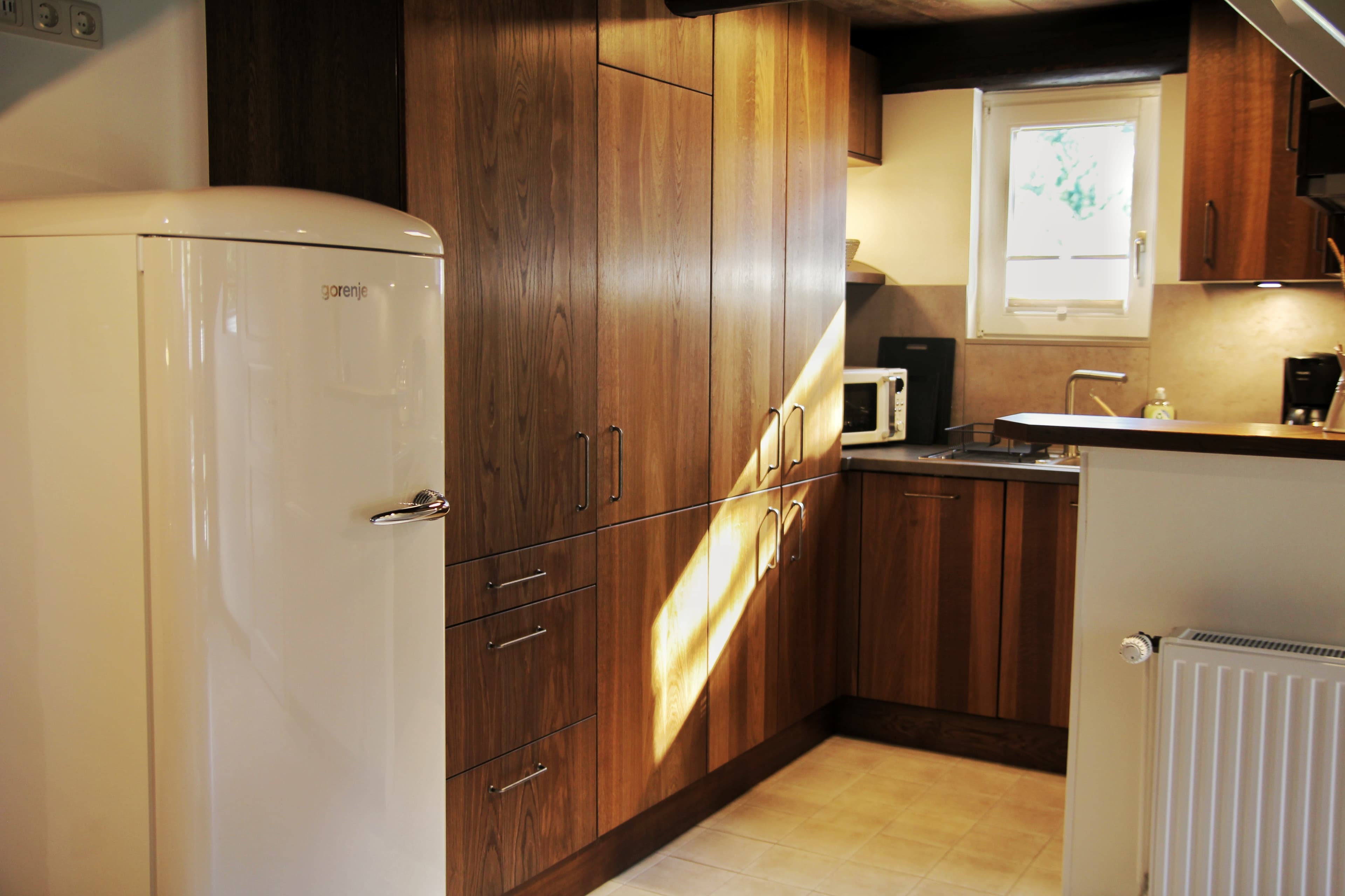 Küchenbereich in dem Ferienhaus Alter Speicher in Soltau