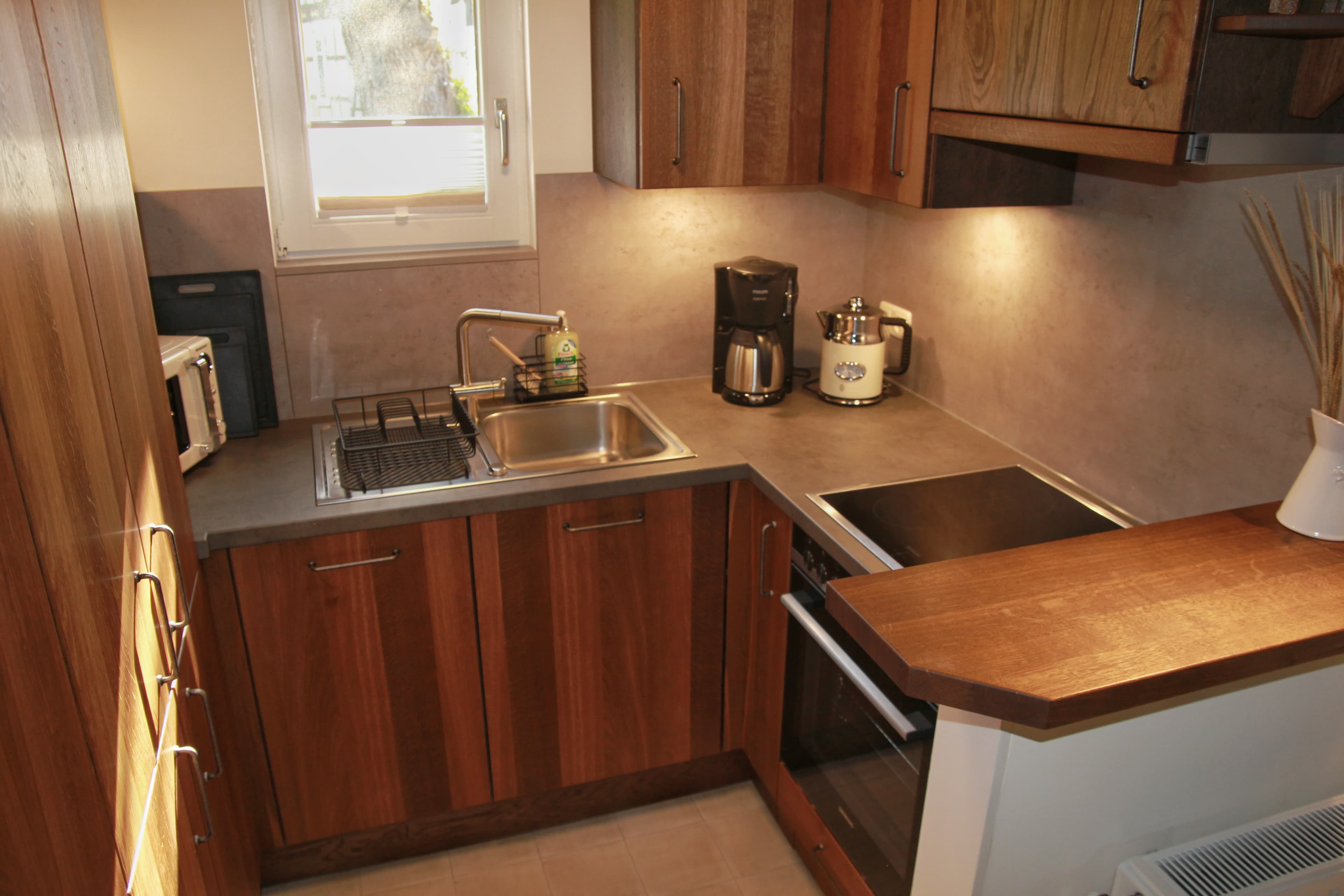 Einbauküche in dem Ferienhaus Alter Speicher in Soltau