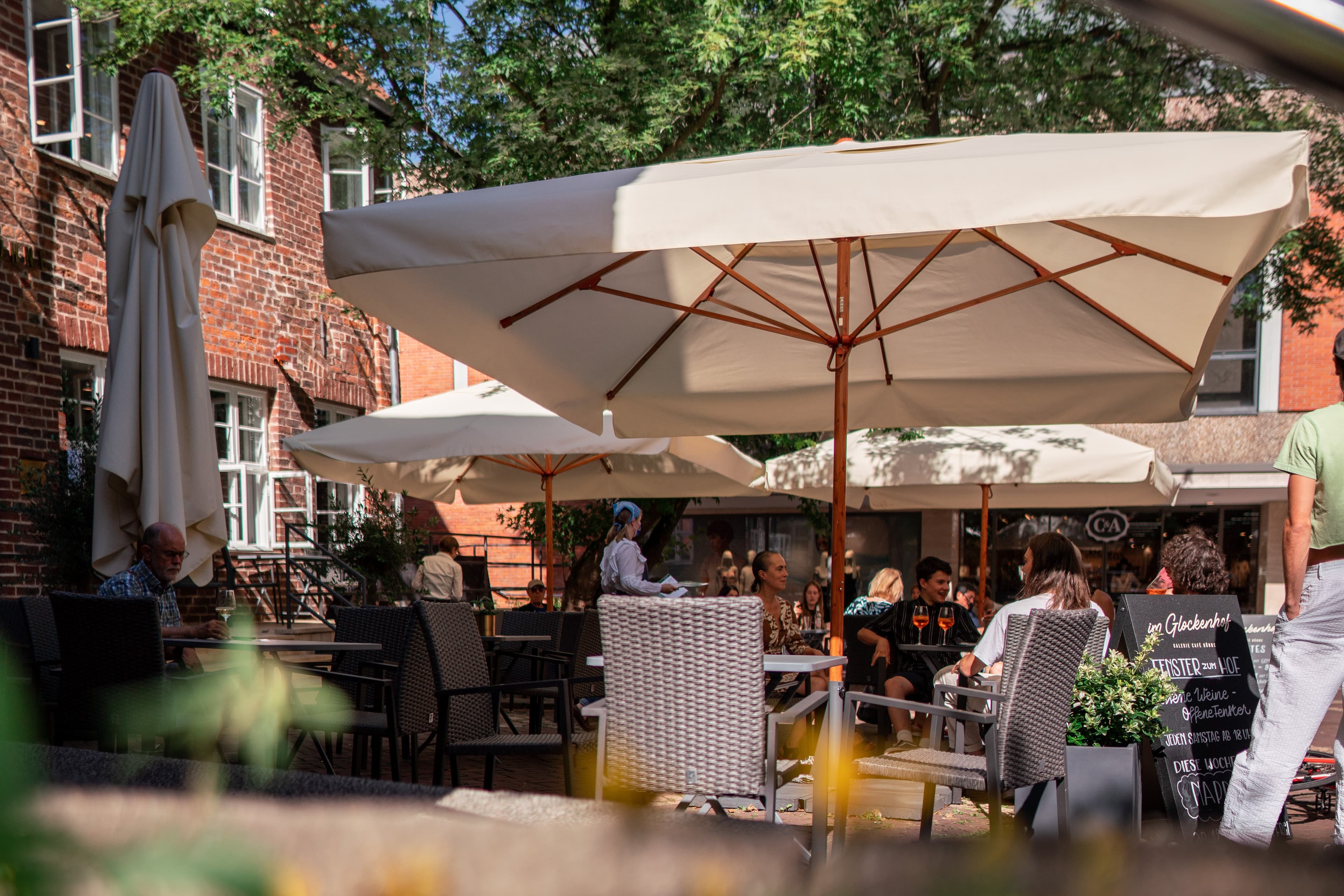 Vegane Küche im Cafe im Glockenhof