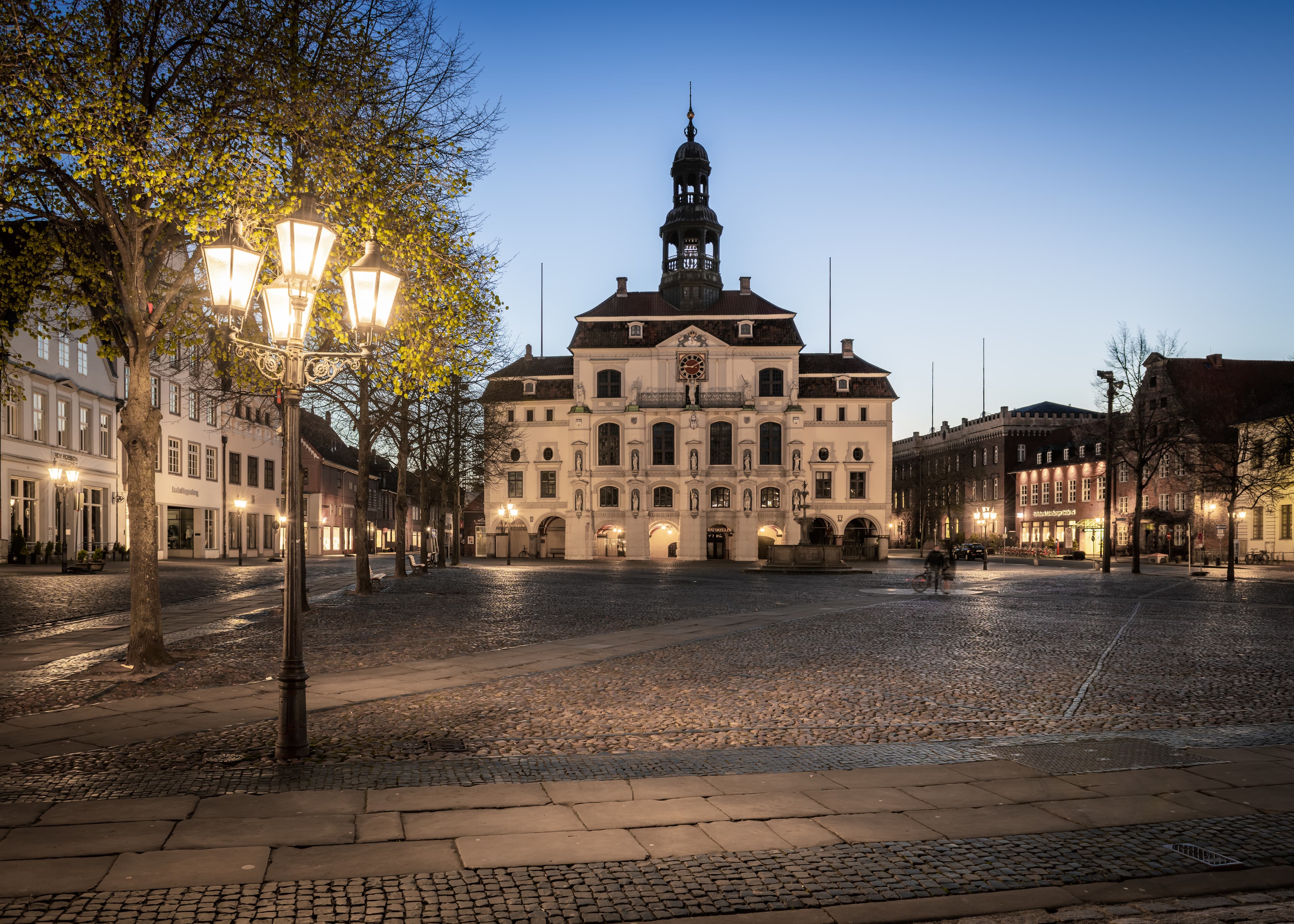 Rathaus in Lüneburgbeautiful old town hall in lueneburg germany