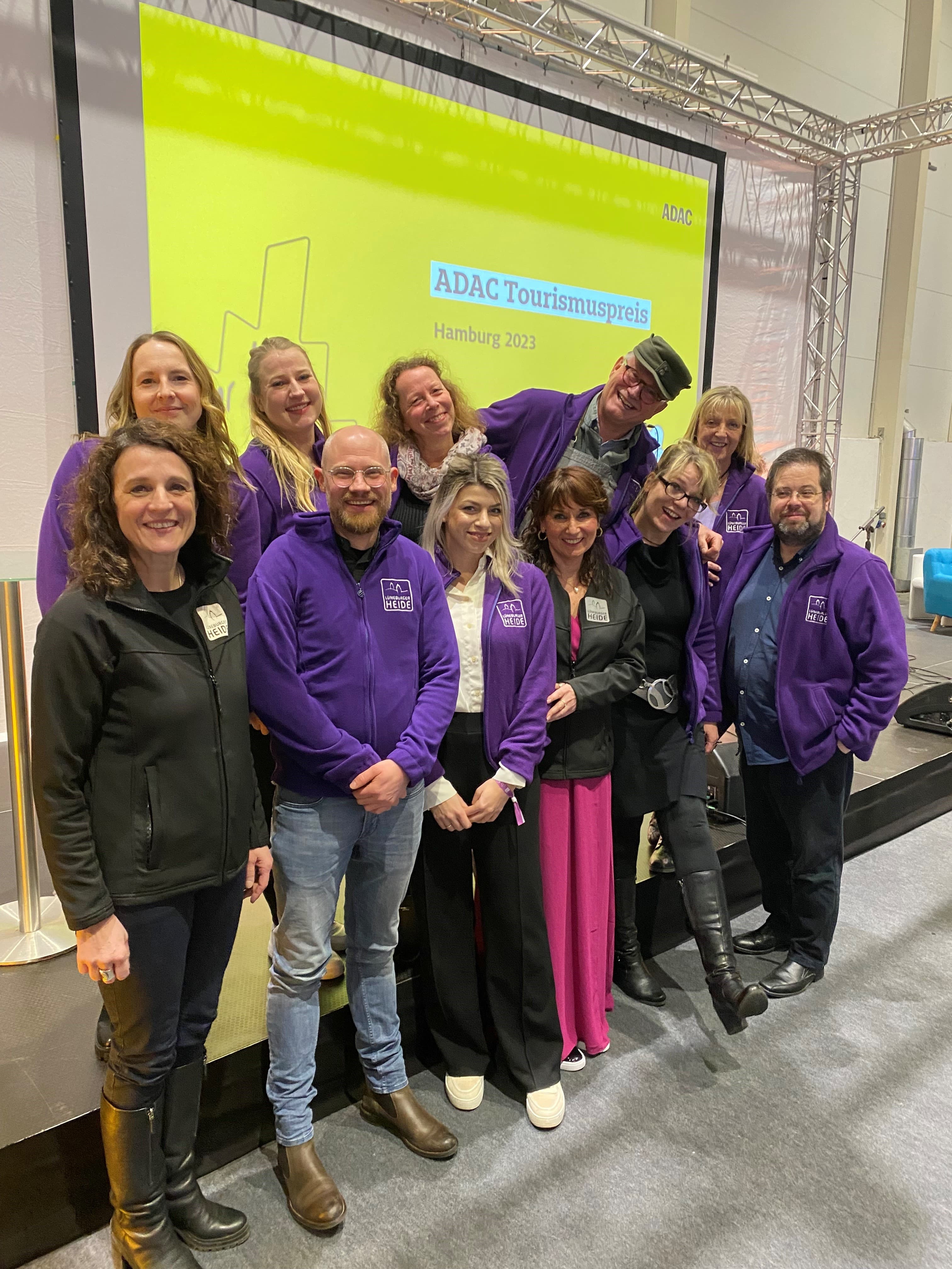 Team Lüneburger Heide beim ADAC Tourismuspreis 2023