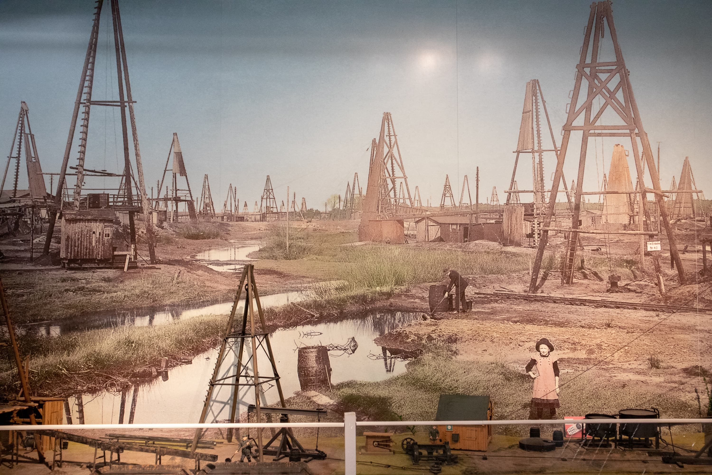 Bild vom Boom des Erdöls in Wietze