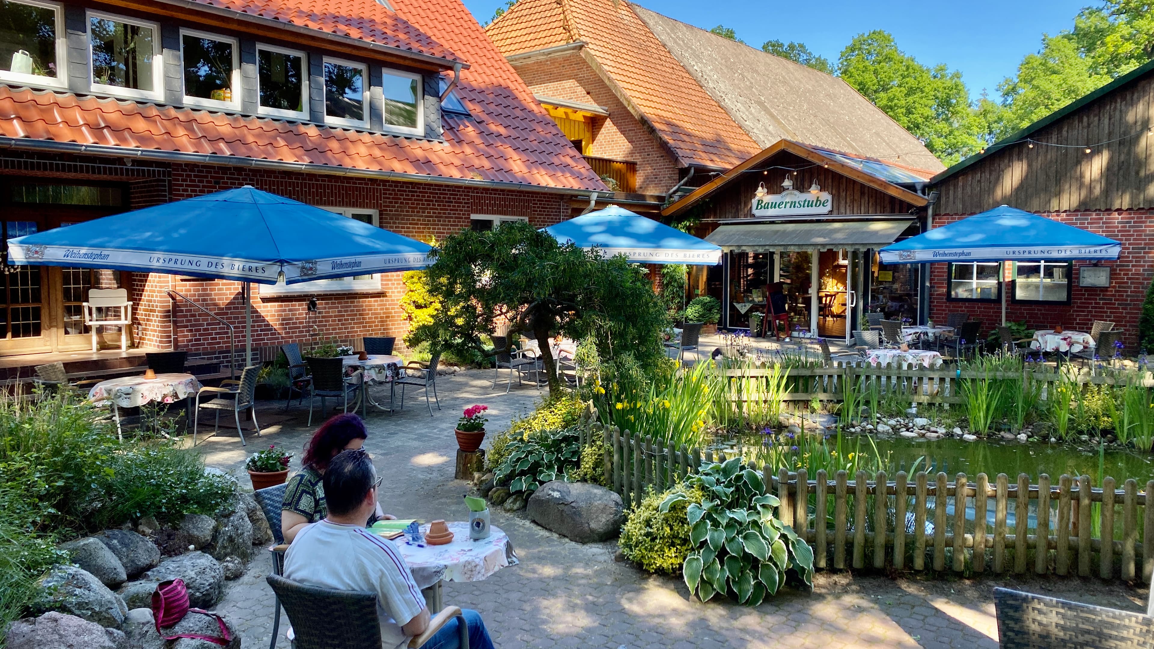 Der Garten von Meyerhöms Bauernstube in Hermannsburg