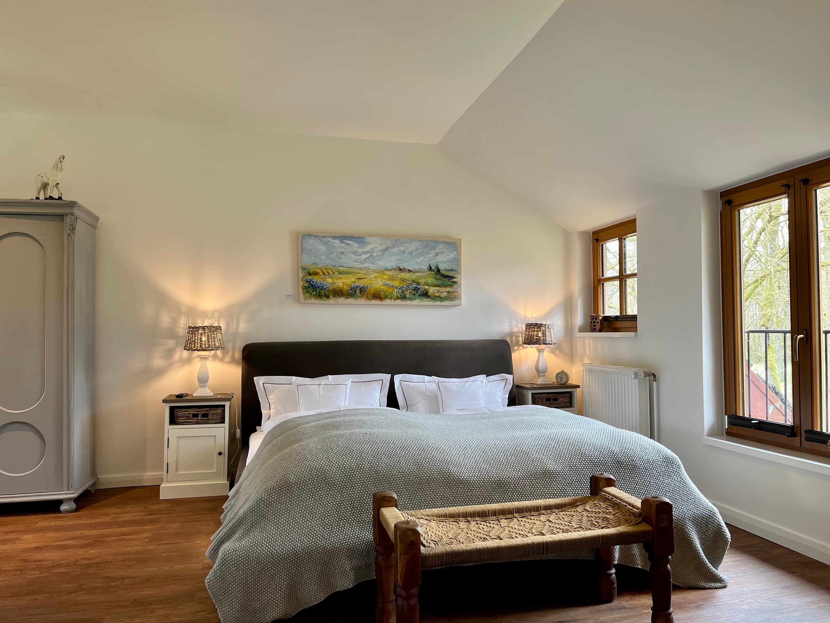 Kutscherzimmer im Hotel StimbekhofCoachman's room at Hotel StimbekhofKuskens værelse på Hotel StimbekhofKoetsierskamer in Hotel Stimbekhof