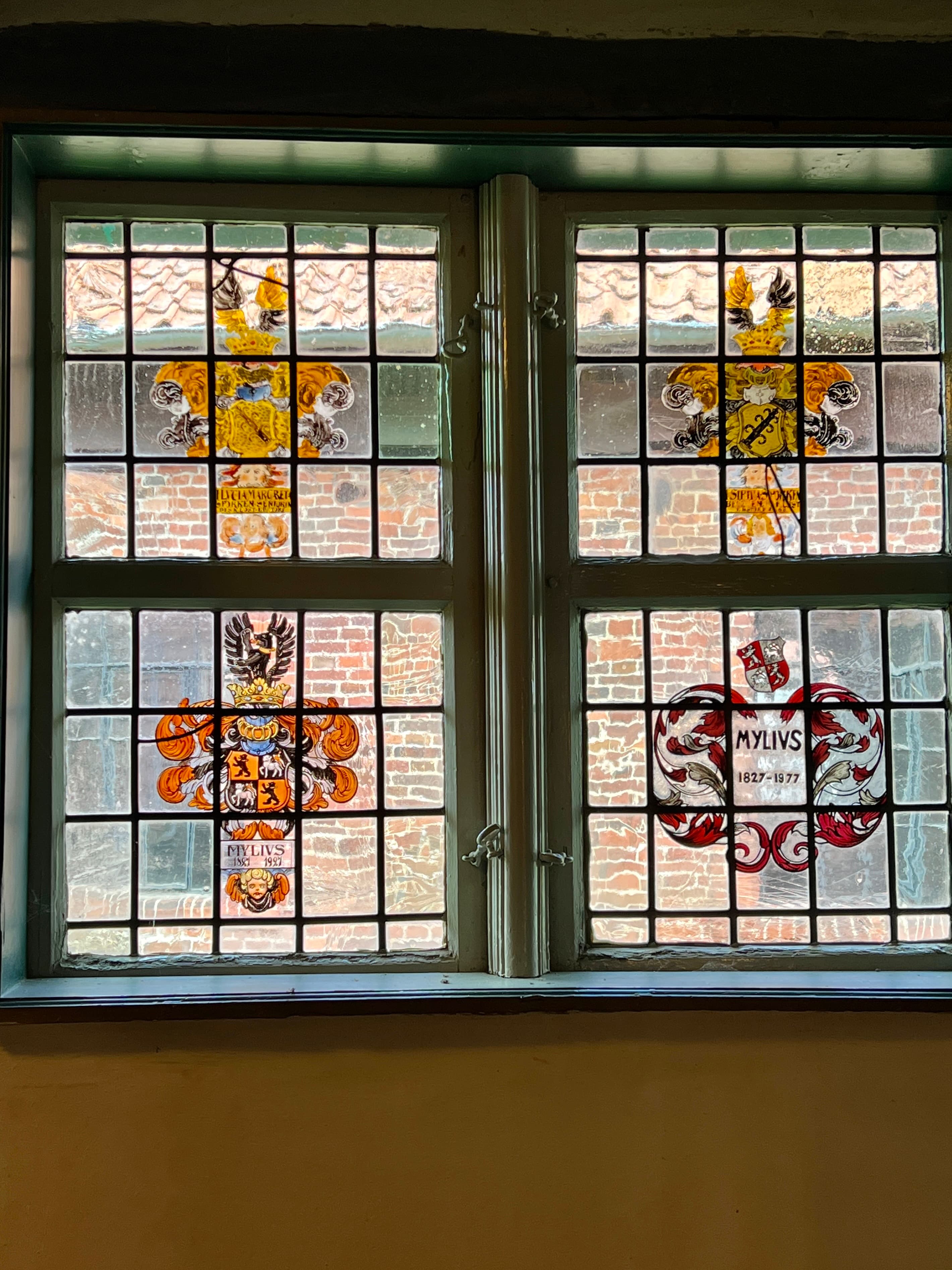 Wappen der Familie Mylius in der Kirche