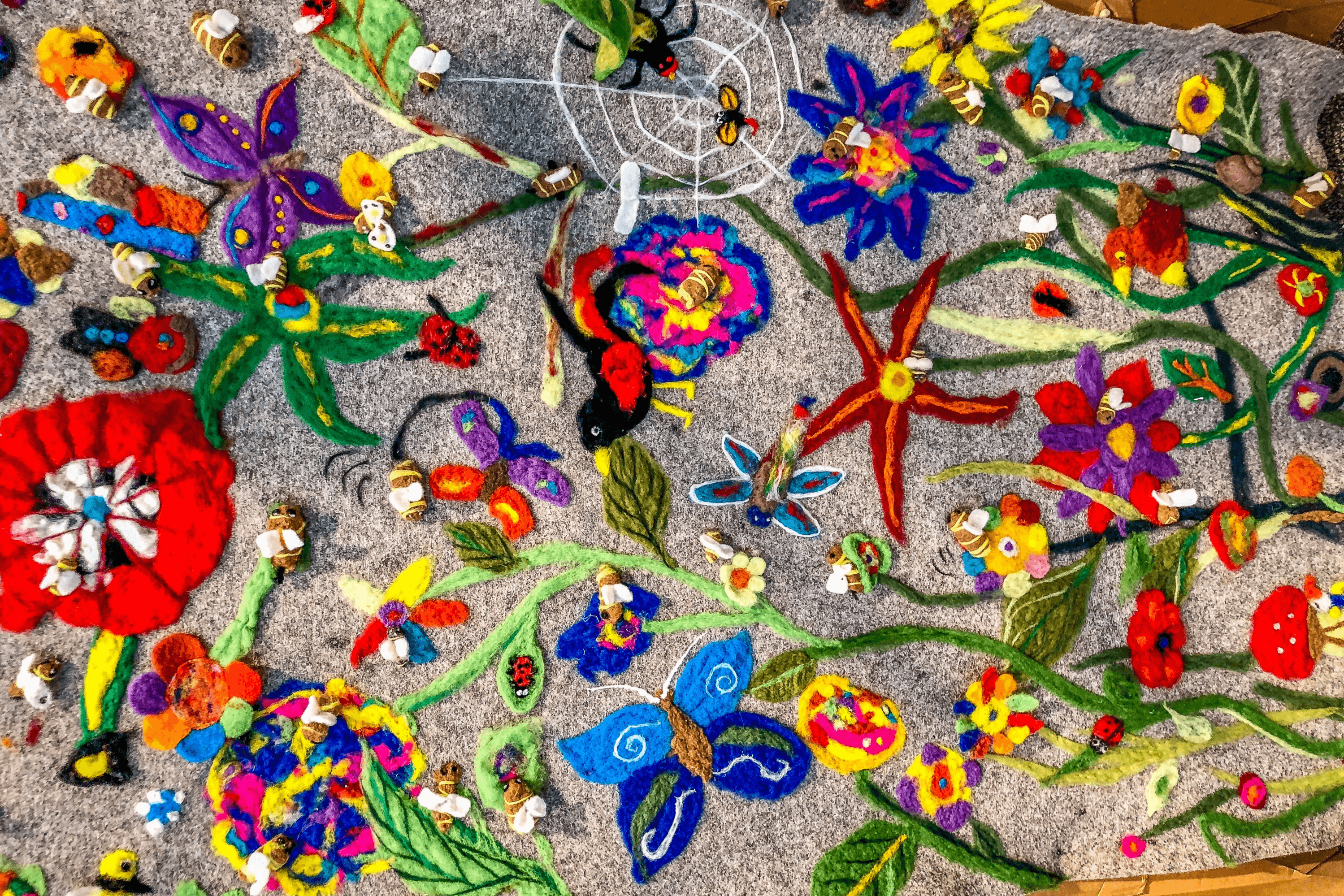 Bild aus Filz in der Felto Filzwelt