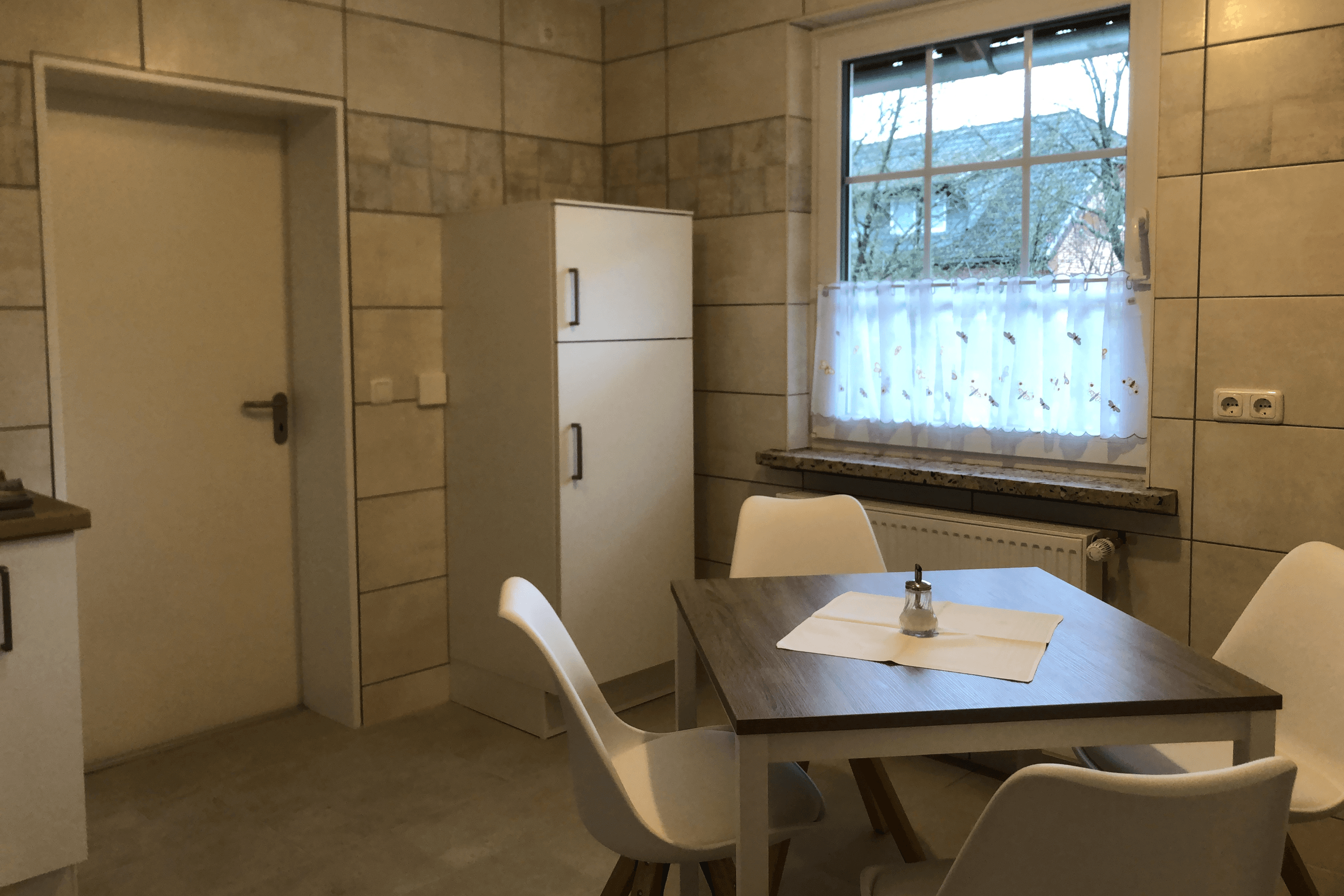 Küche im Ferienhaus Howe Bergen