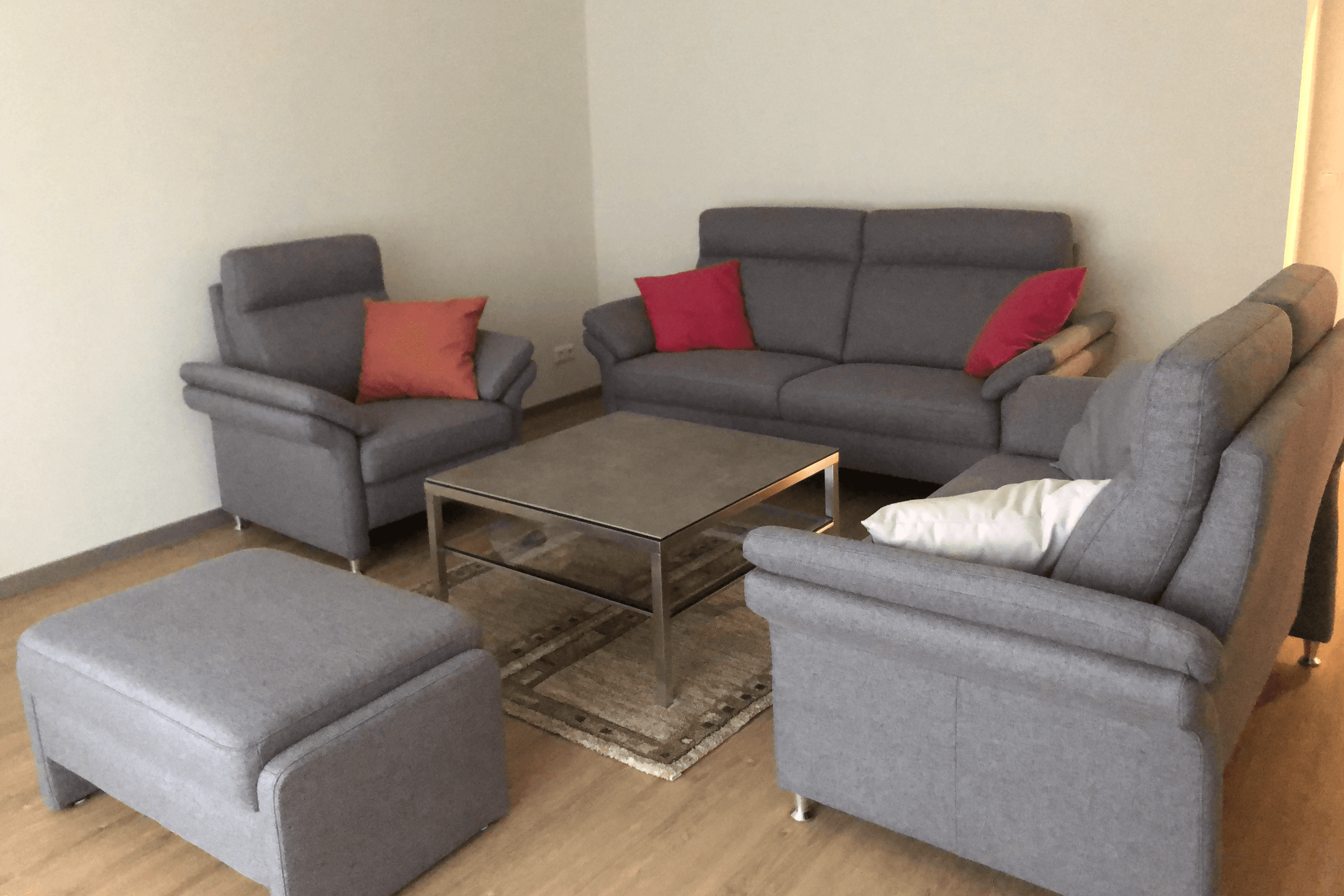 Wohnzimmer im Ferienhaus Howe Bergen