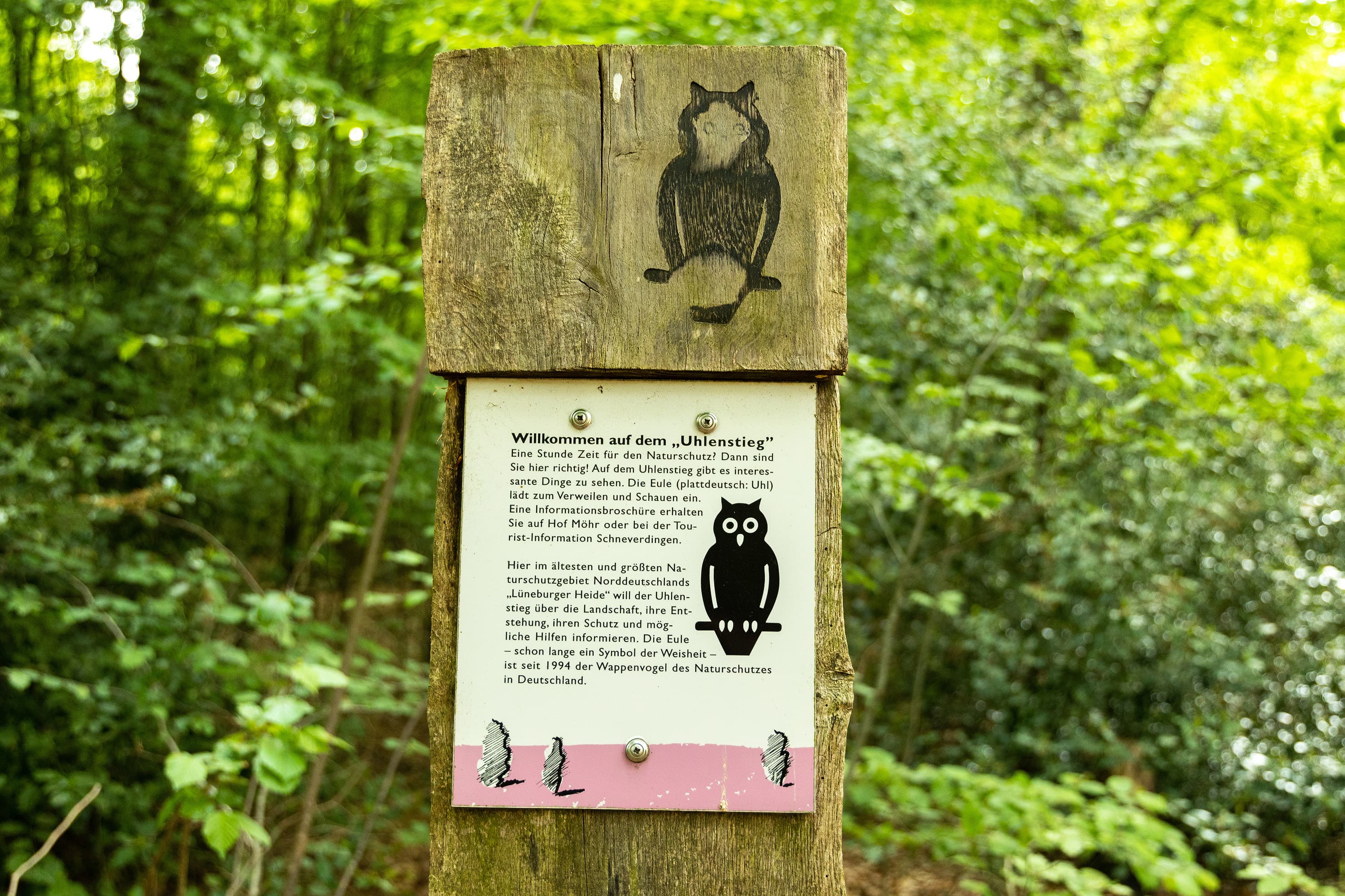 Informationstafel Uhlenstieg