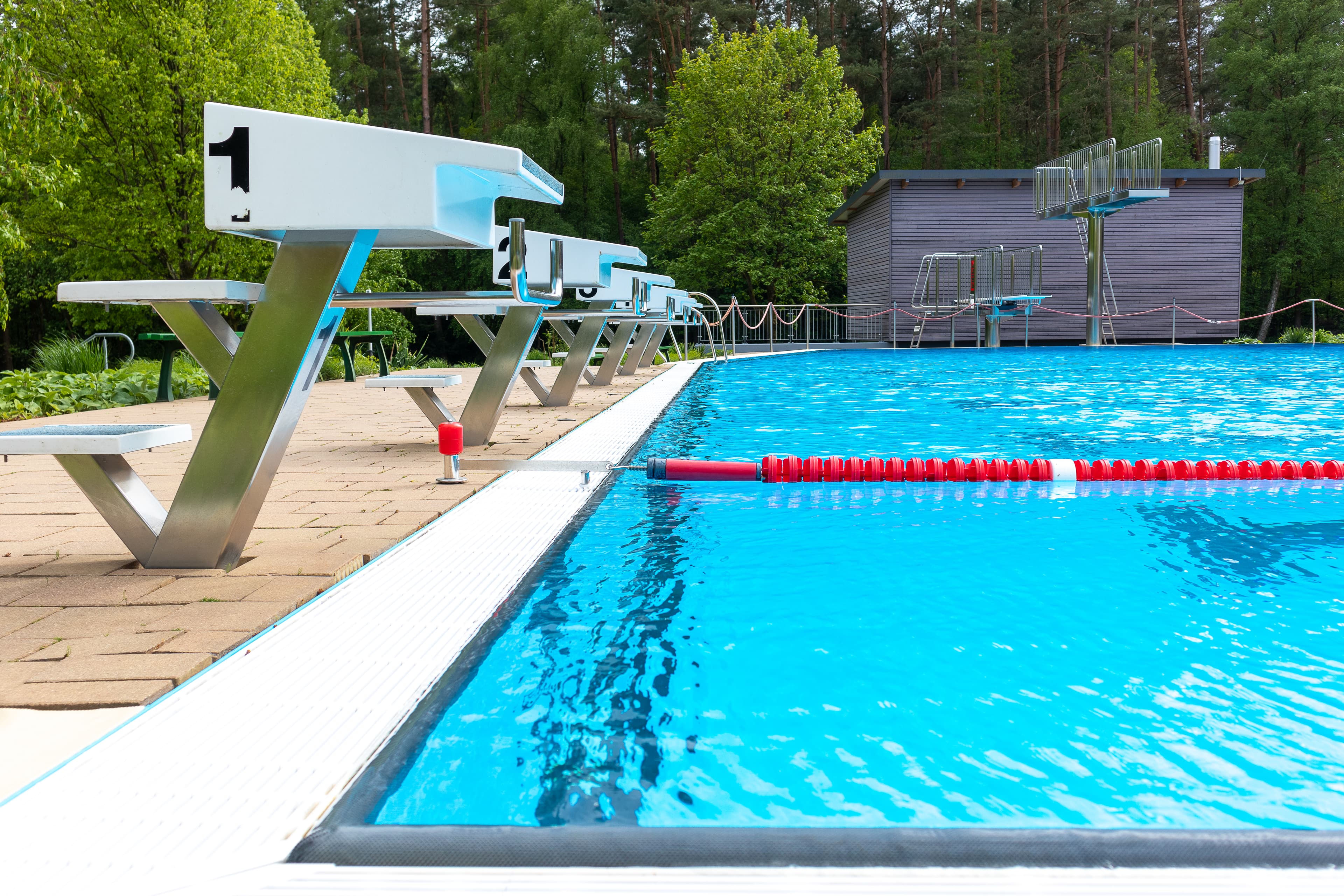 Waldbad Hanstedt Freizeit Sommer Nordheide Lüneburger Heide Schwimmen