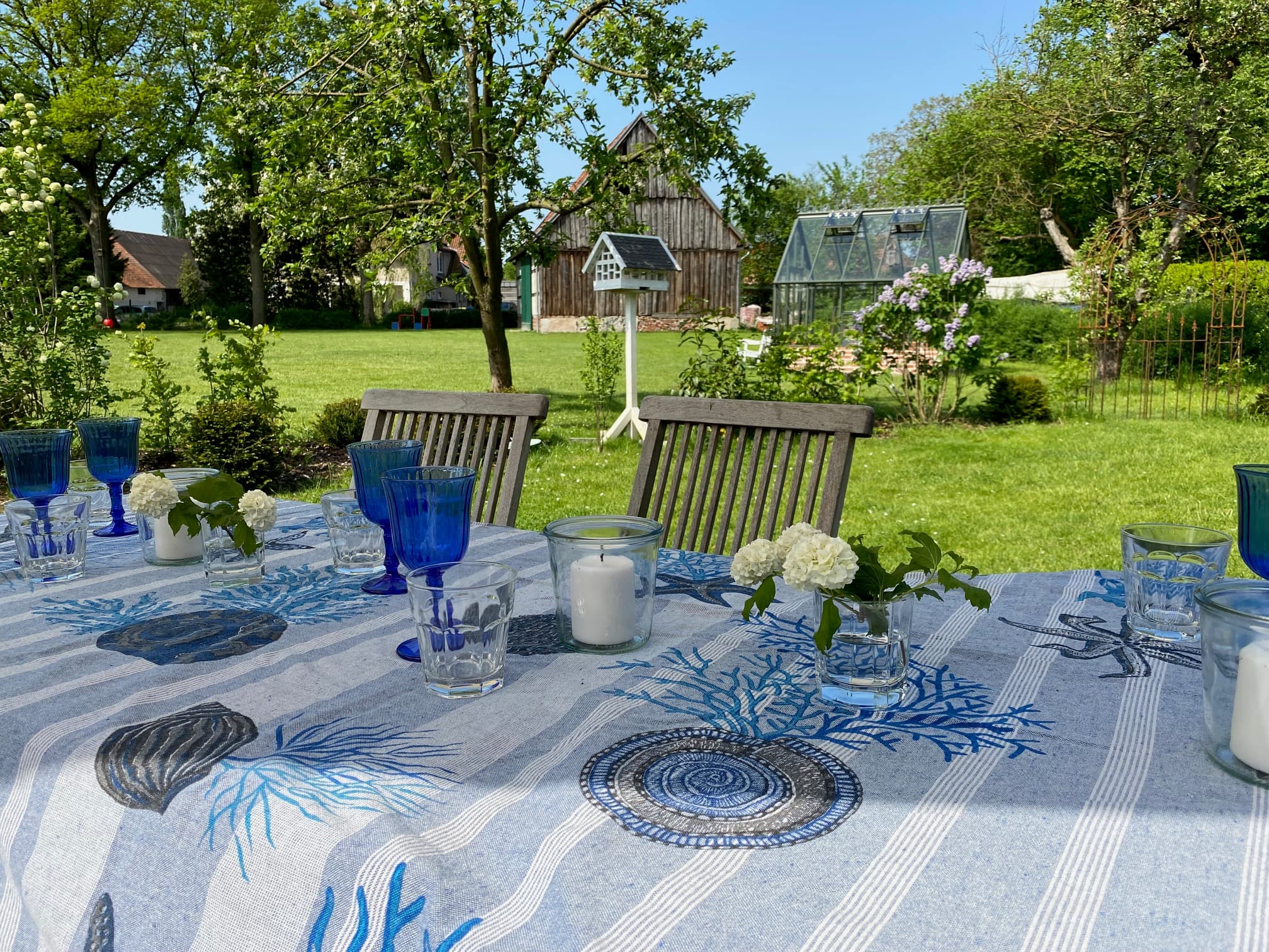 Terrasse Ferienhaus Bothmer Lüneburger Heide