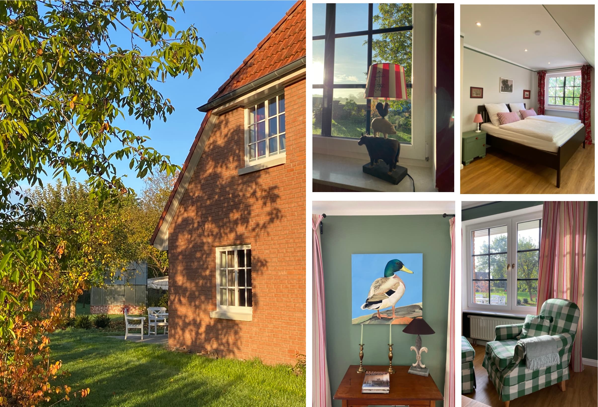 Collage Ferienhaus Bothmer Schwarmstedt Lüneburger Heide