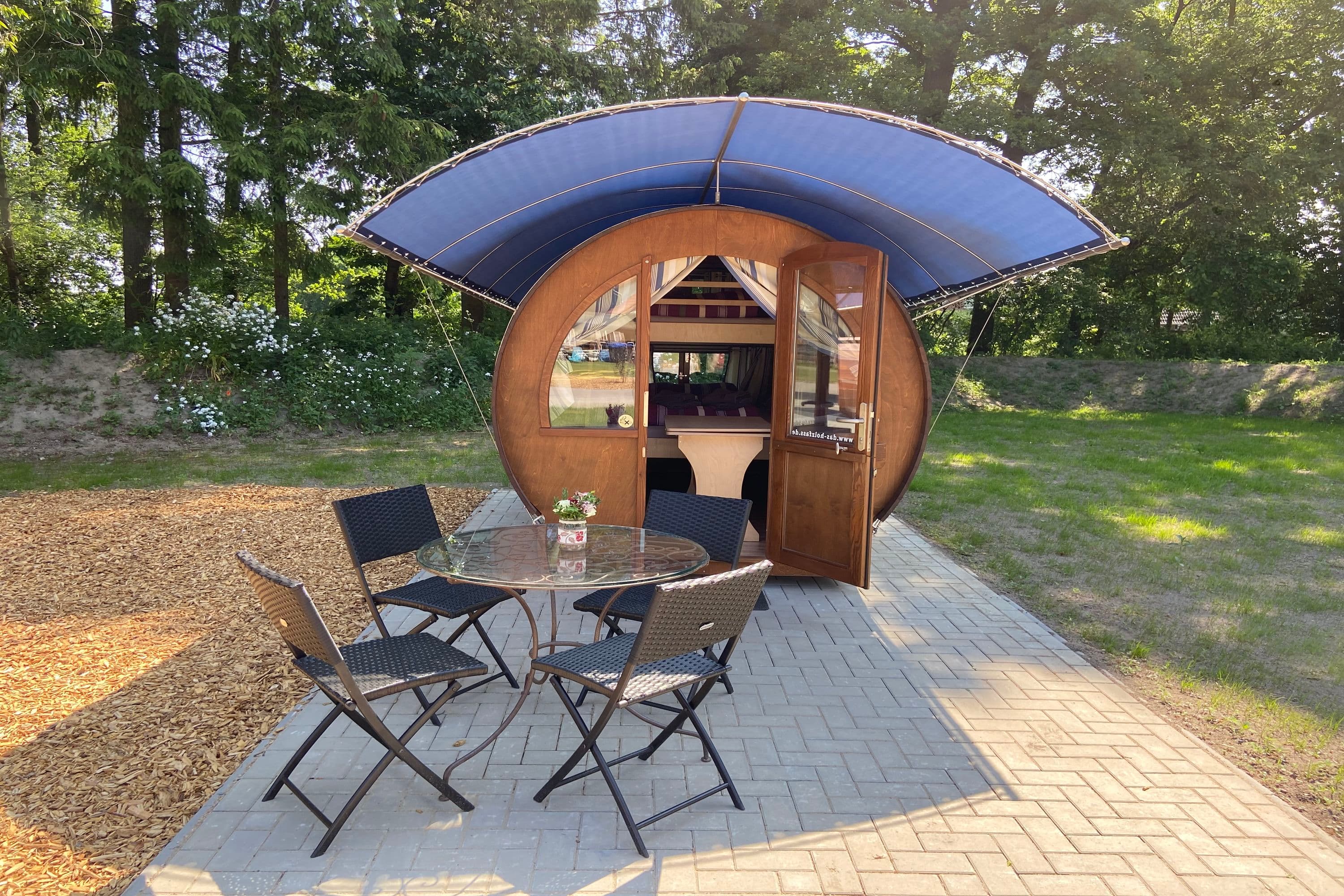 Familienfass mit Terrasse bei Meyerhöms in Hermannsburg