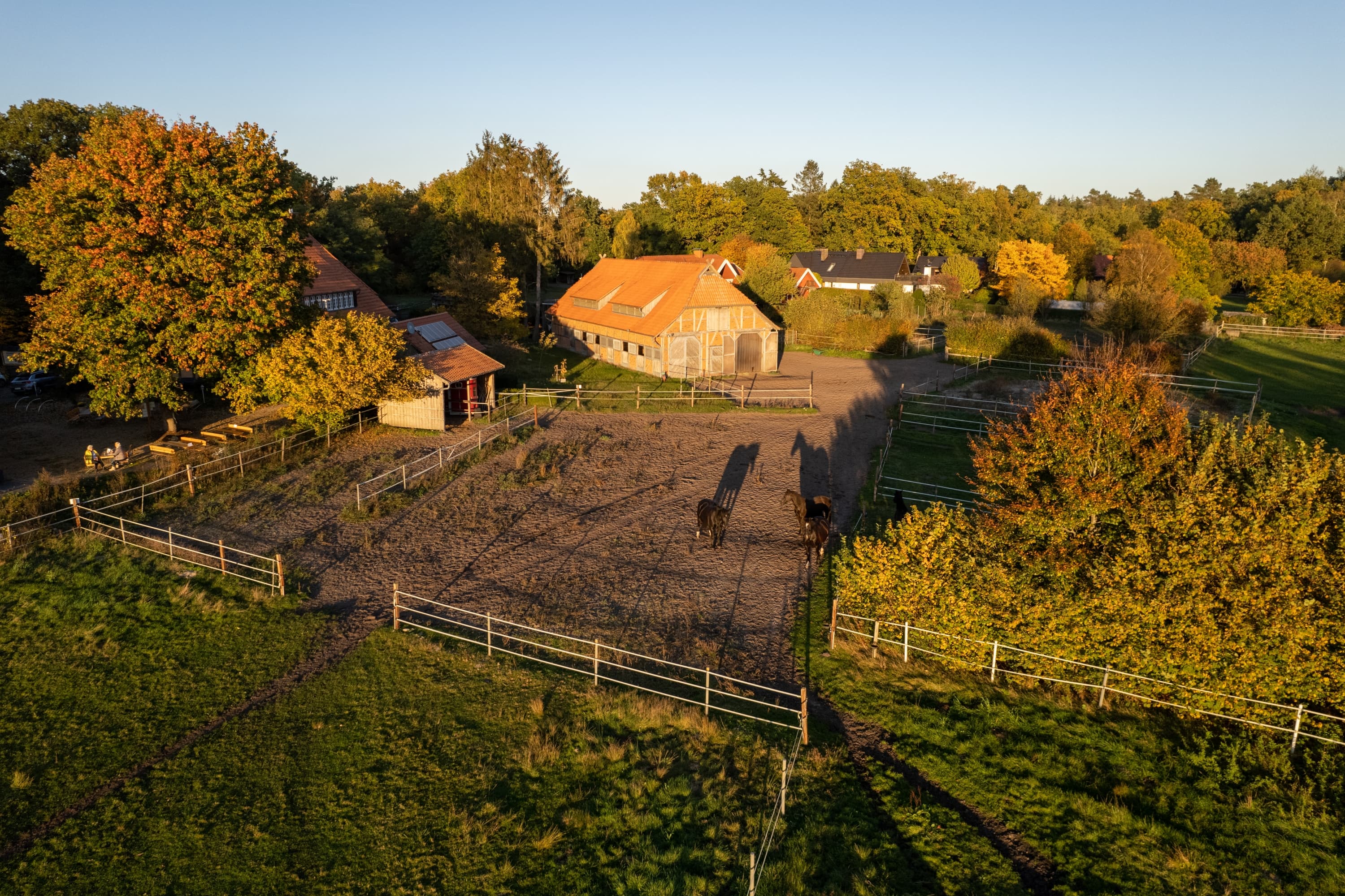 Traumzeithof Eschede Südheide Luftaufnahme