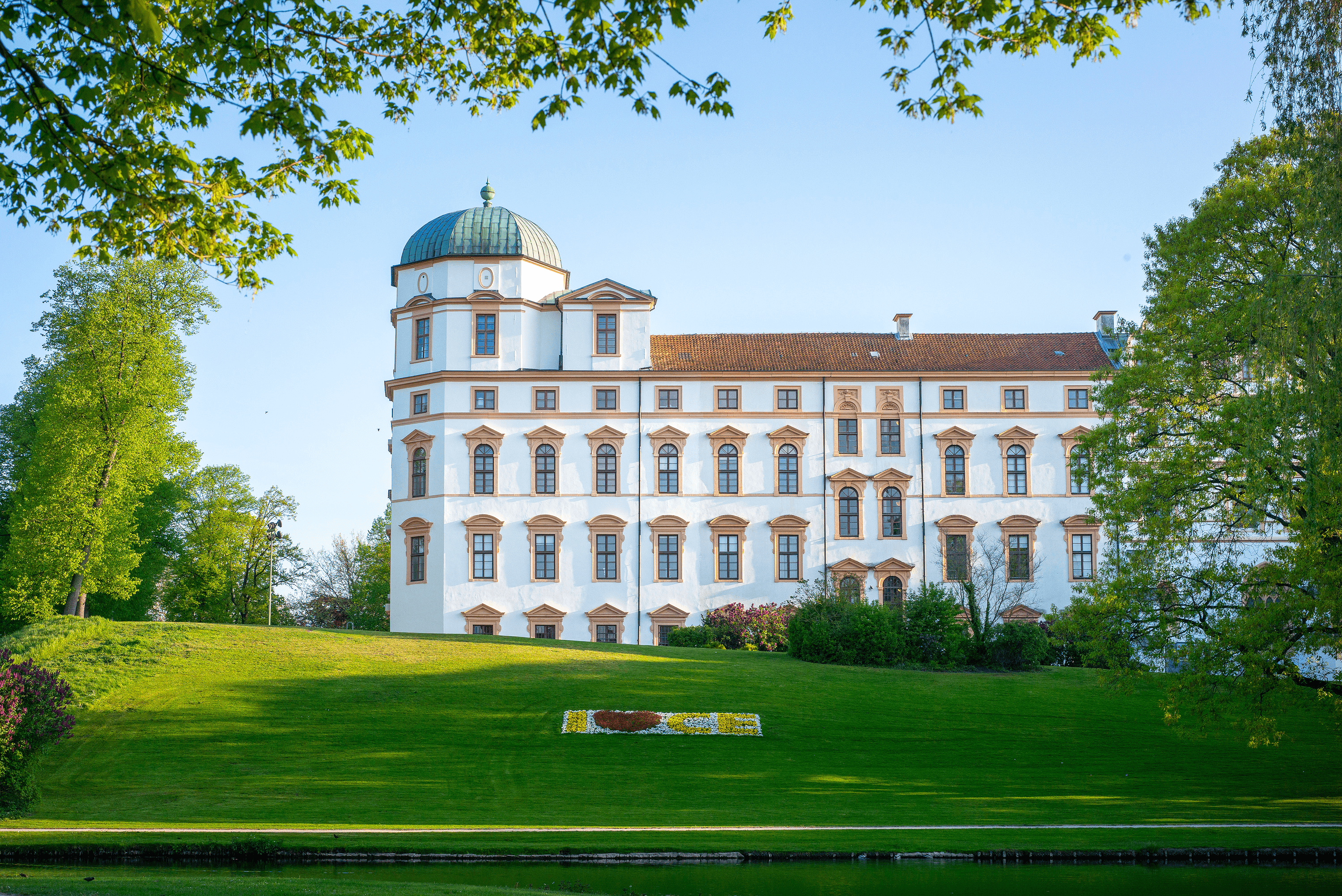 Das Schloss in Celle im Frühling