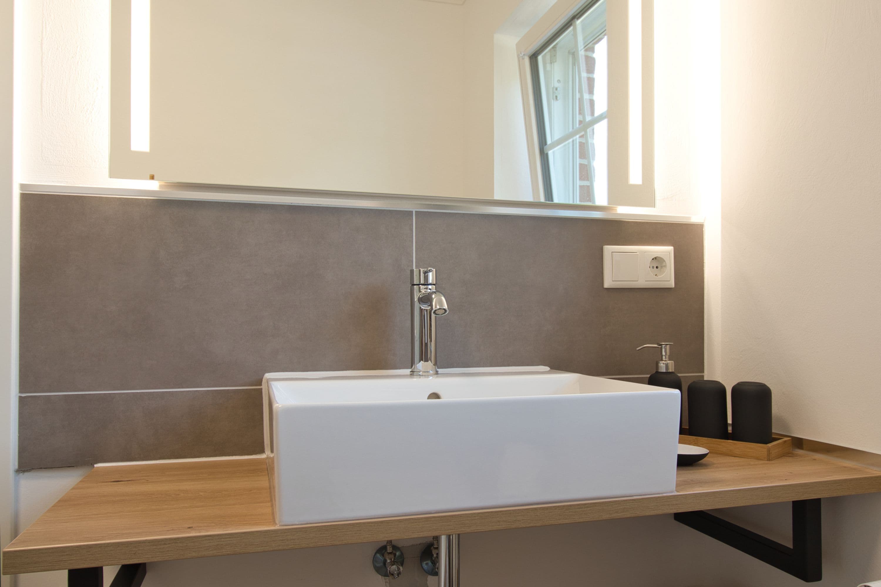 Badezimmer in der Ferienwohnung TraumZeit Müden Örtze