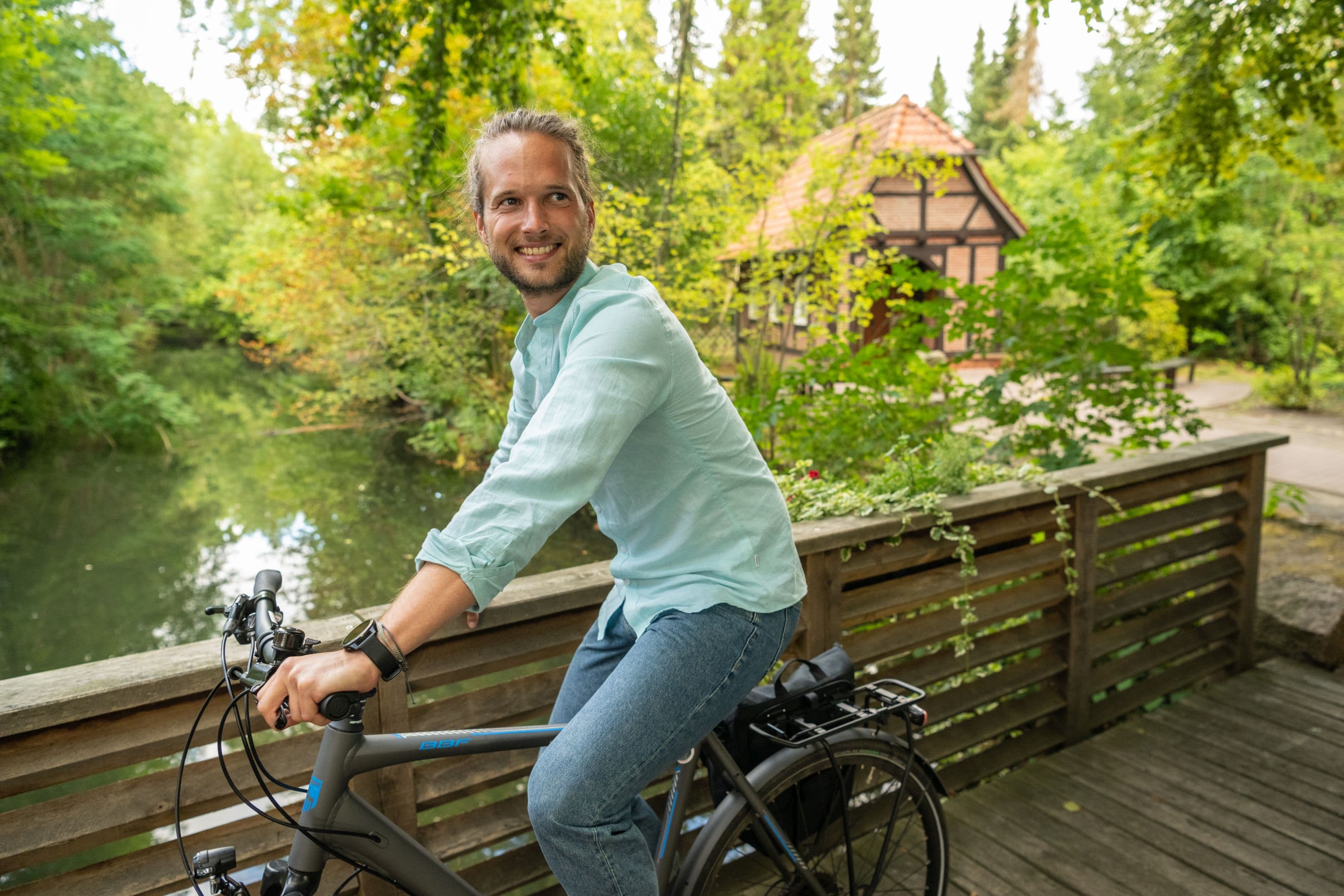 Auf dem Aller Radweg nach Wienhausen