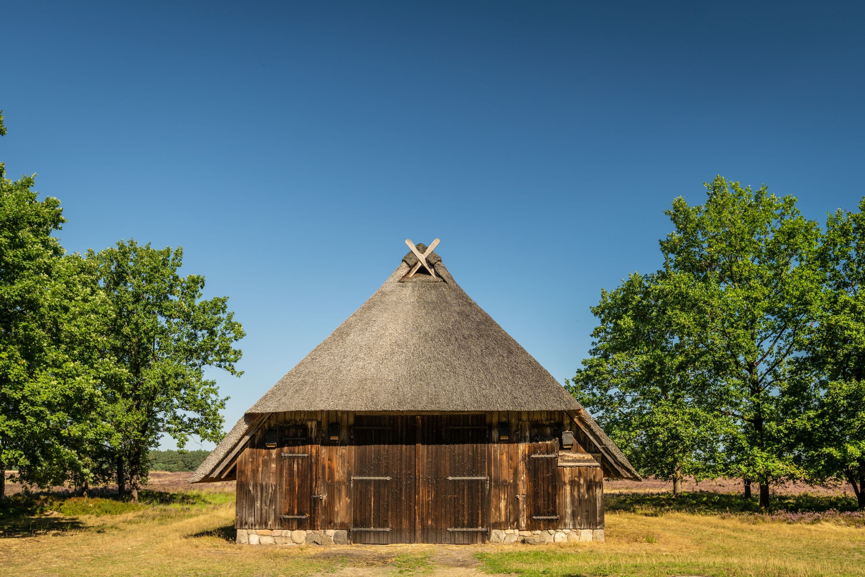Töps Heide Hanstedt Schafstall Heideblüte
