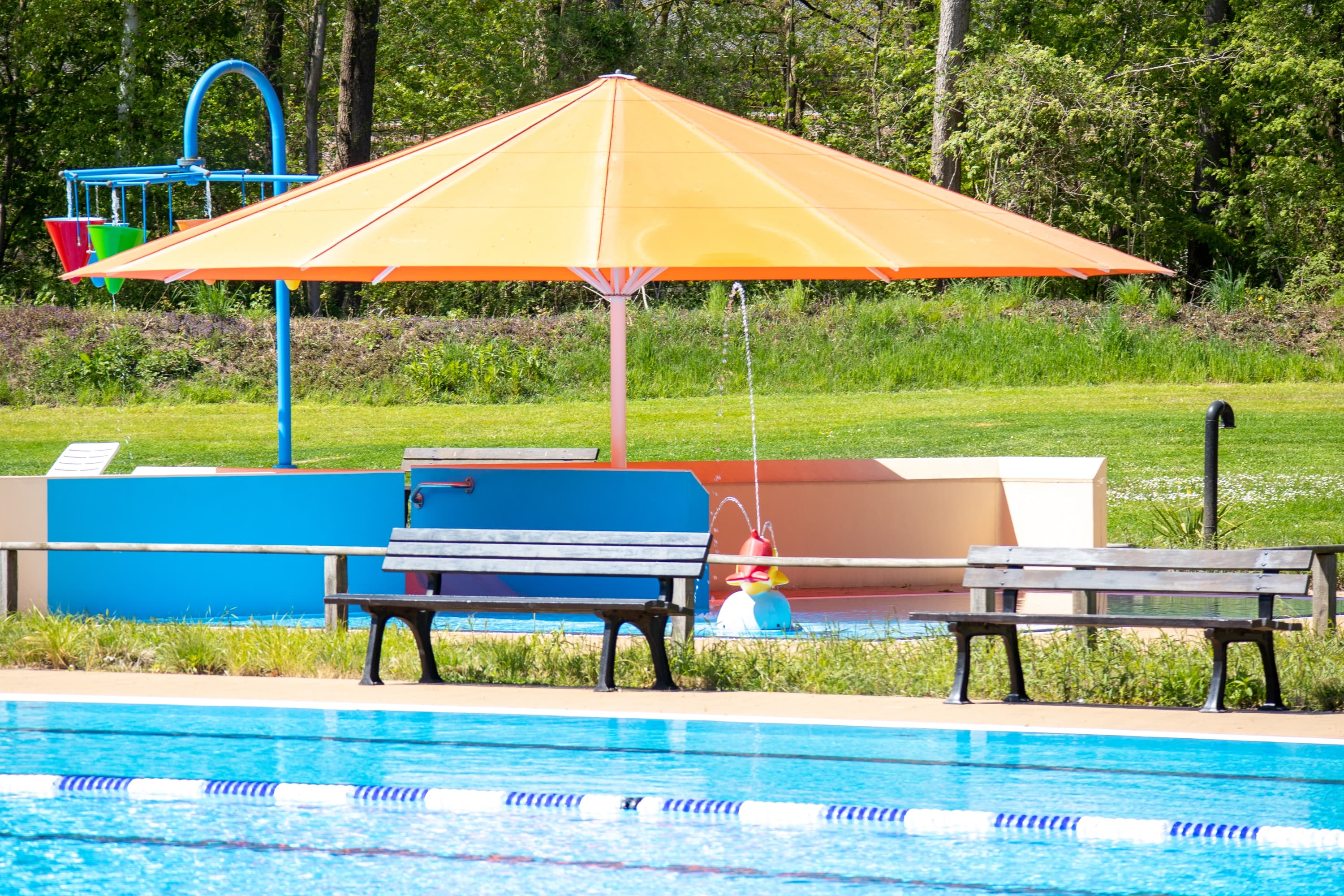 Waldschwimmbad Salzhausen Schwimmbecken