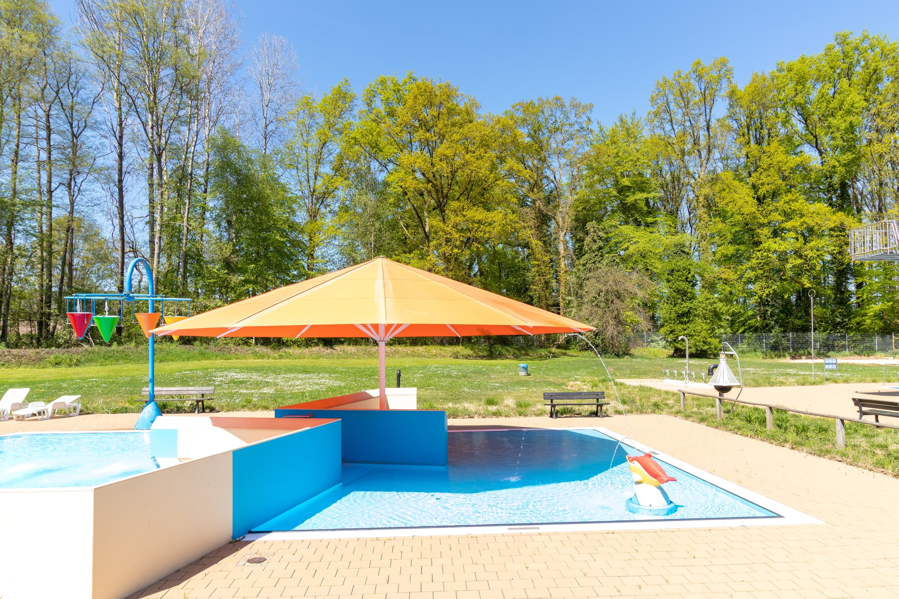 Kinderbecken im Waldbad Salzhausen