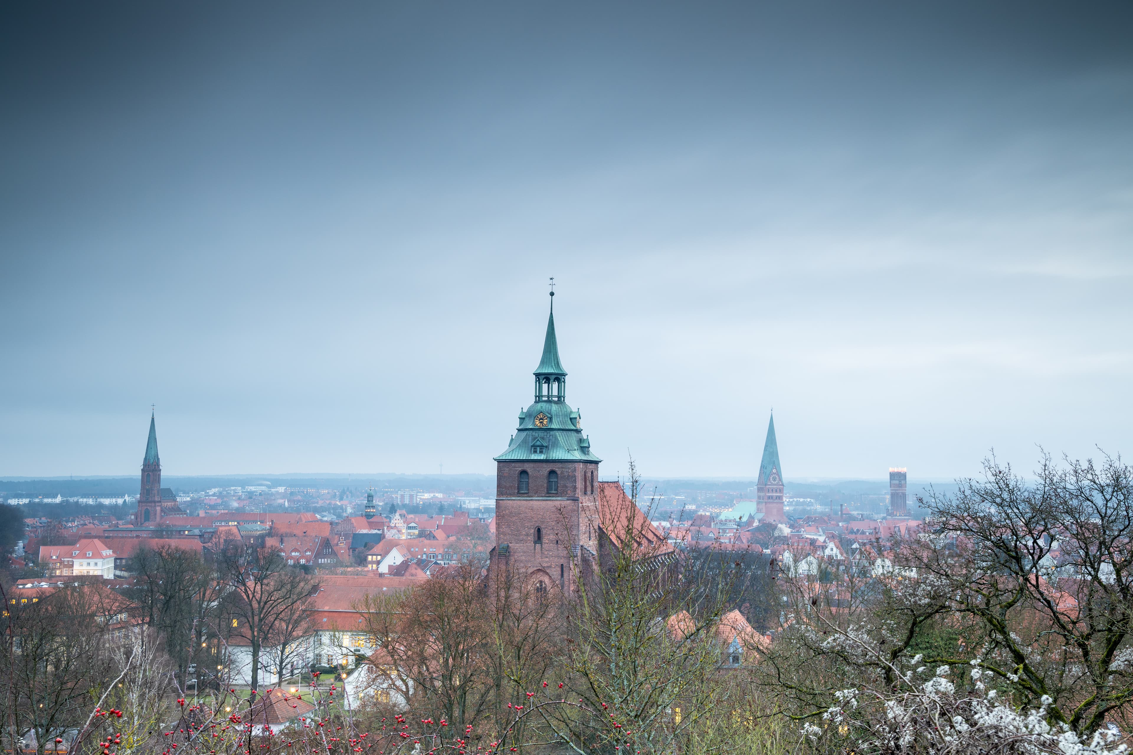 Aussichtspunkt Kalkberg Lüneburg im Winter