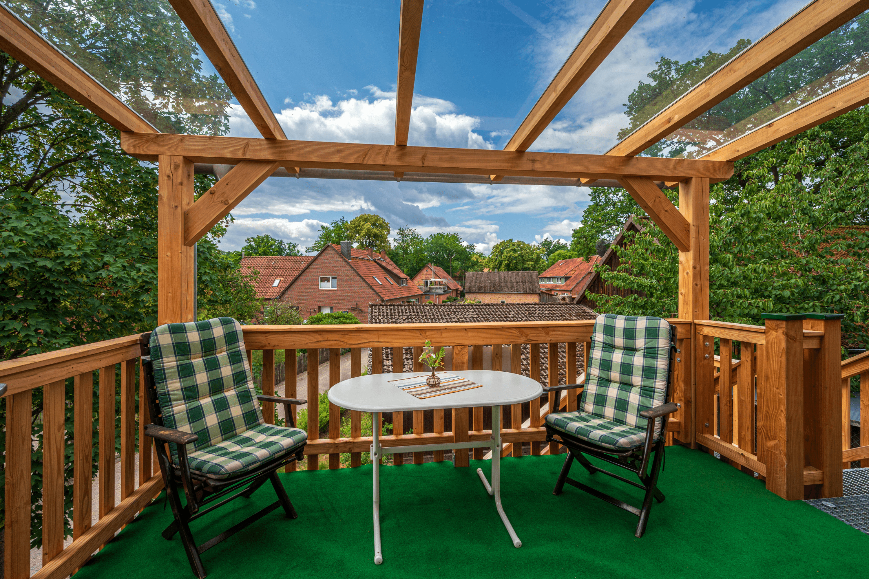 Balkon Ferienwohnung Müden Lüneburger Heide