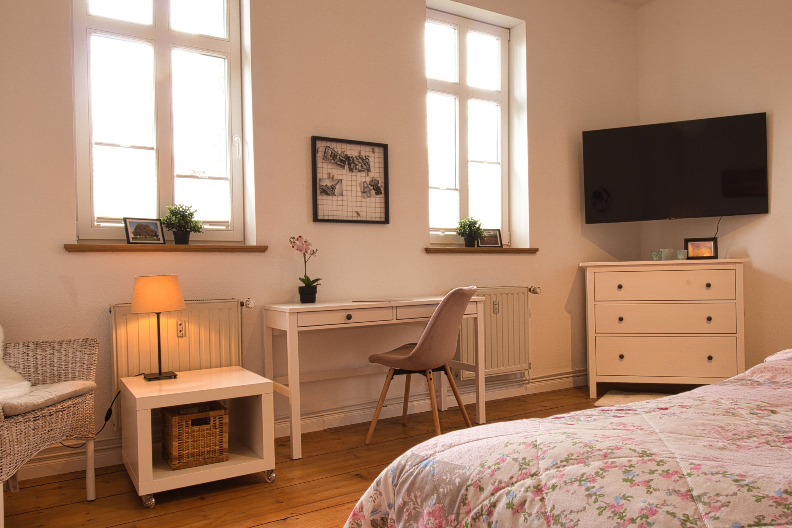 Großes Schlafzimmer Ferienwohnung 5 Hofgut Beckedorf Hermannsburg