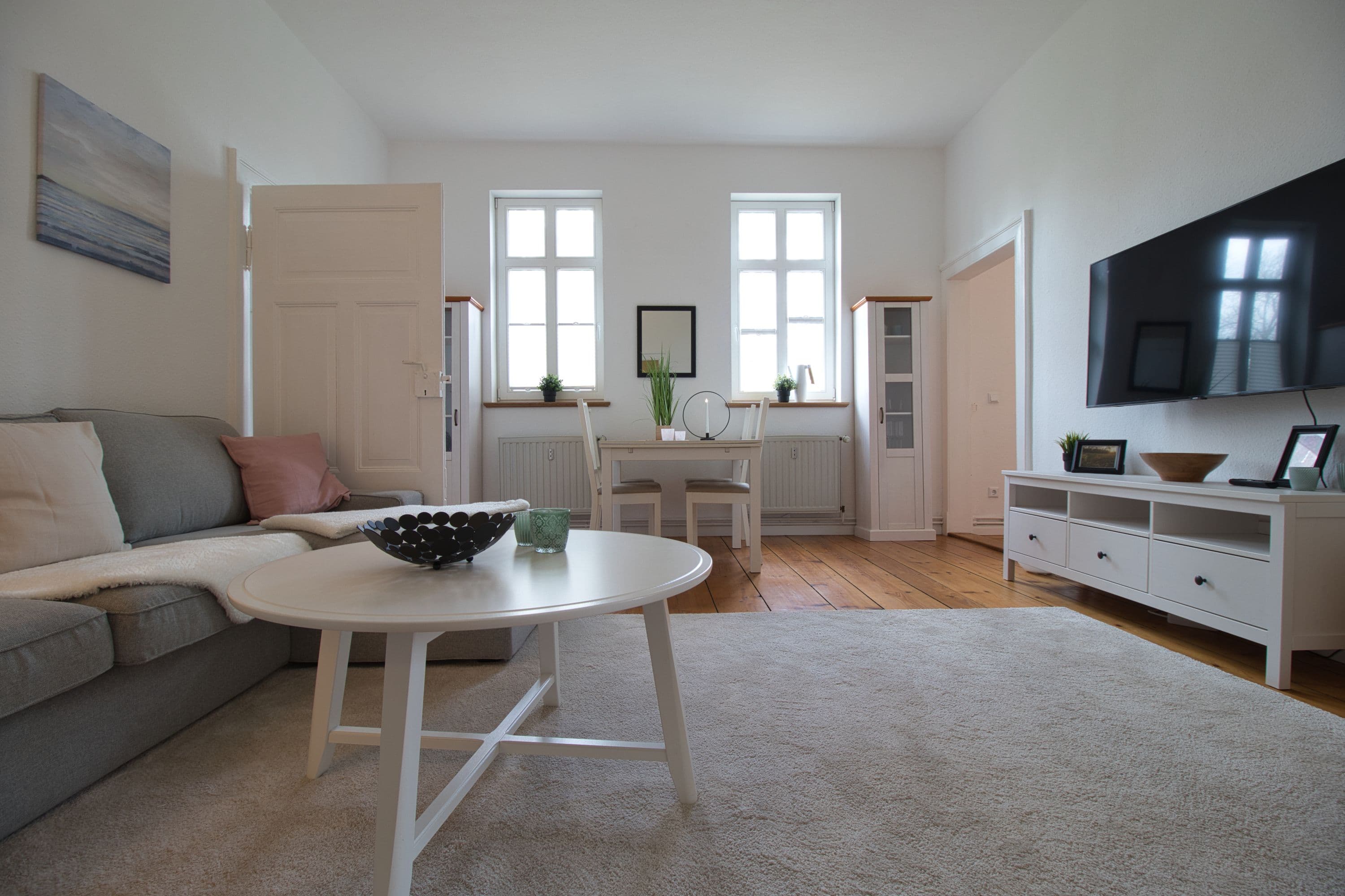 Wohnzimmer Ferienwohnung 5 Hofgut Beckedorf Hermannsburg
