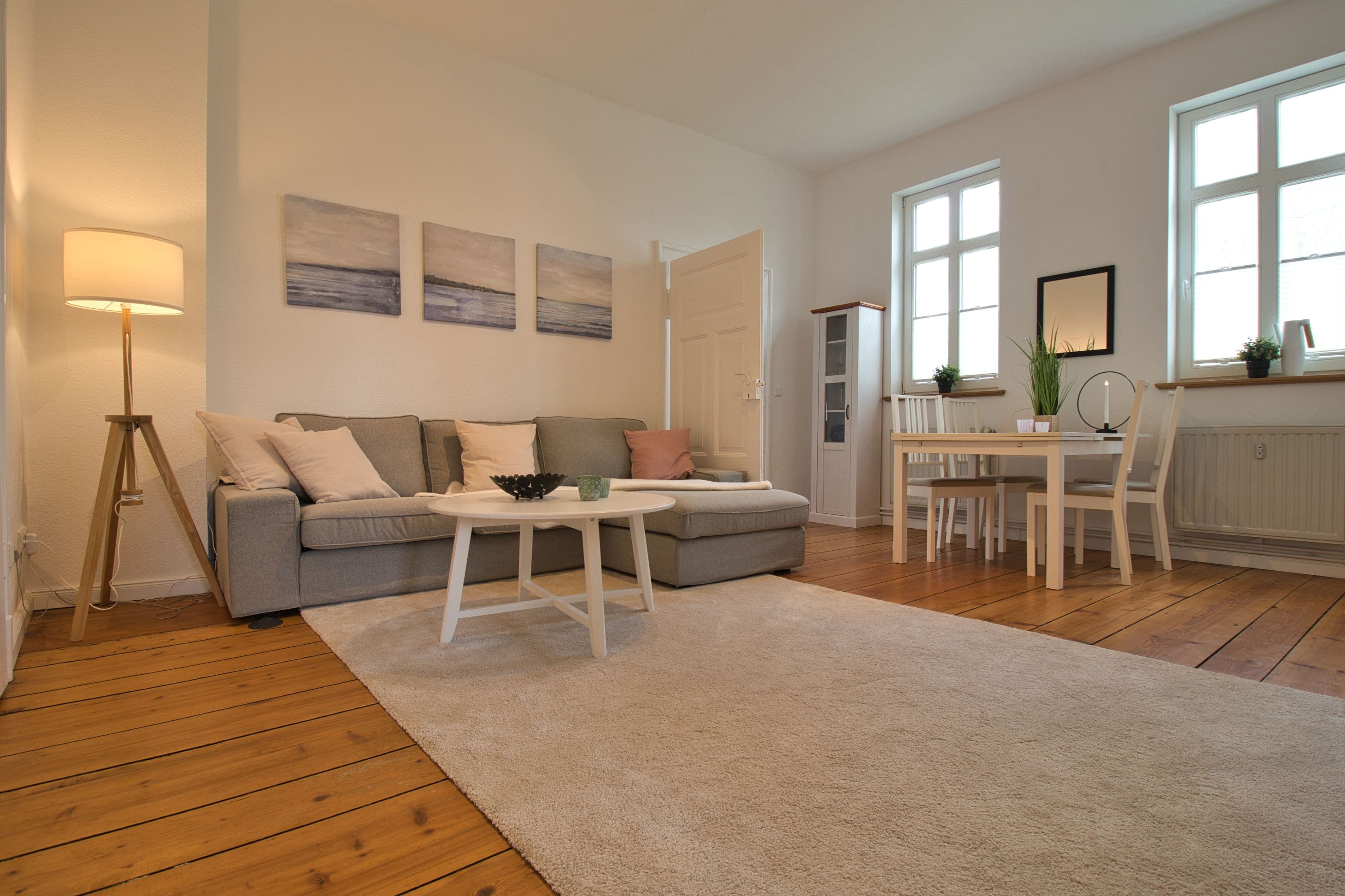 Wohnzimmer Ferienwohnung 5 Hofgut Beckedorf Hermannsburg