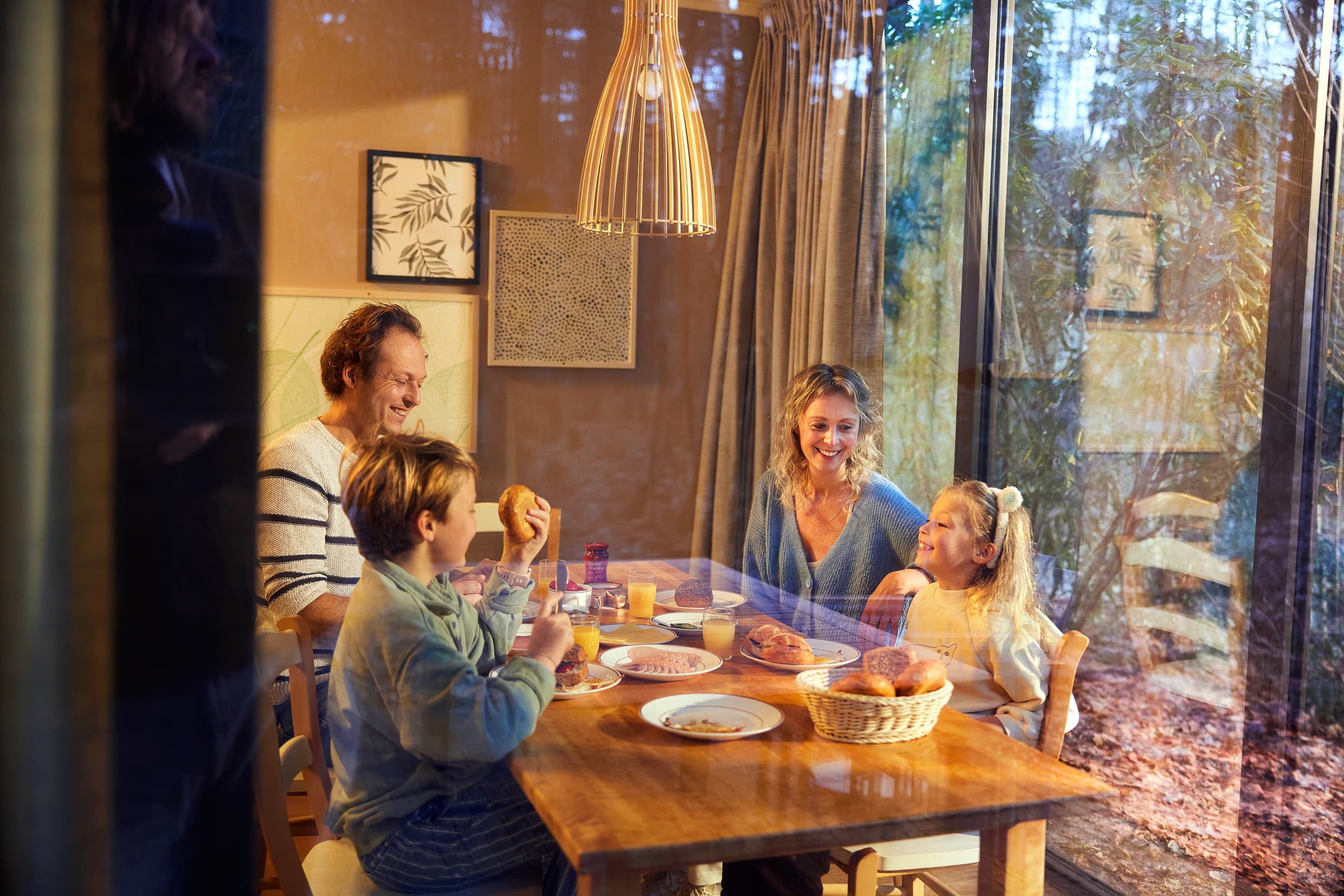 man kann sich das frühstück liefern lassen im center parcs bispingen