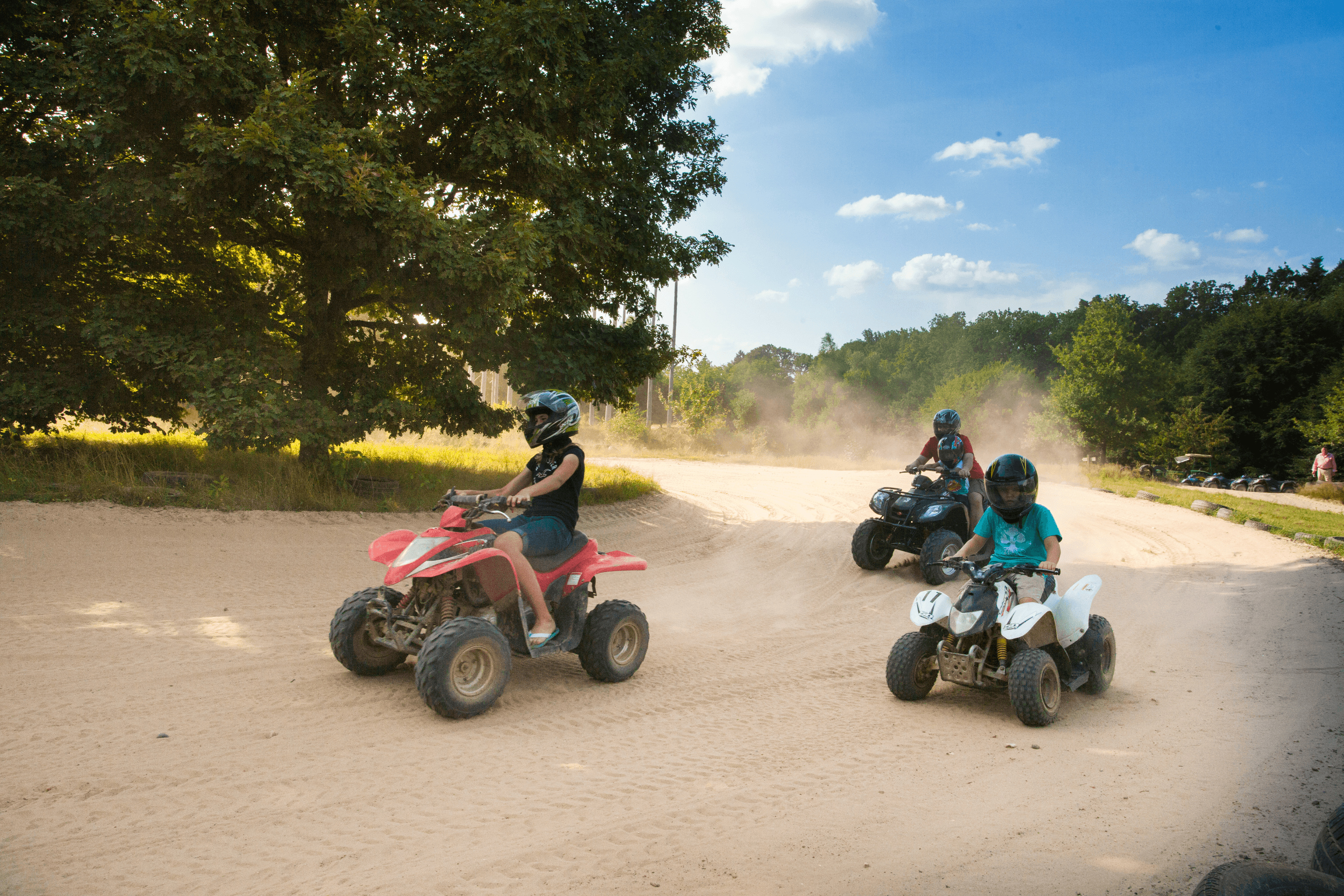 Die Quadbahn in Bispingen Behringen ist ein Freizeitpark der Lüneburger Heide