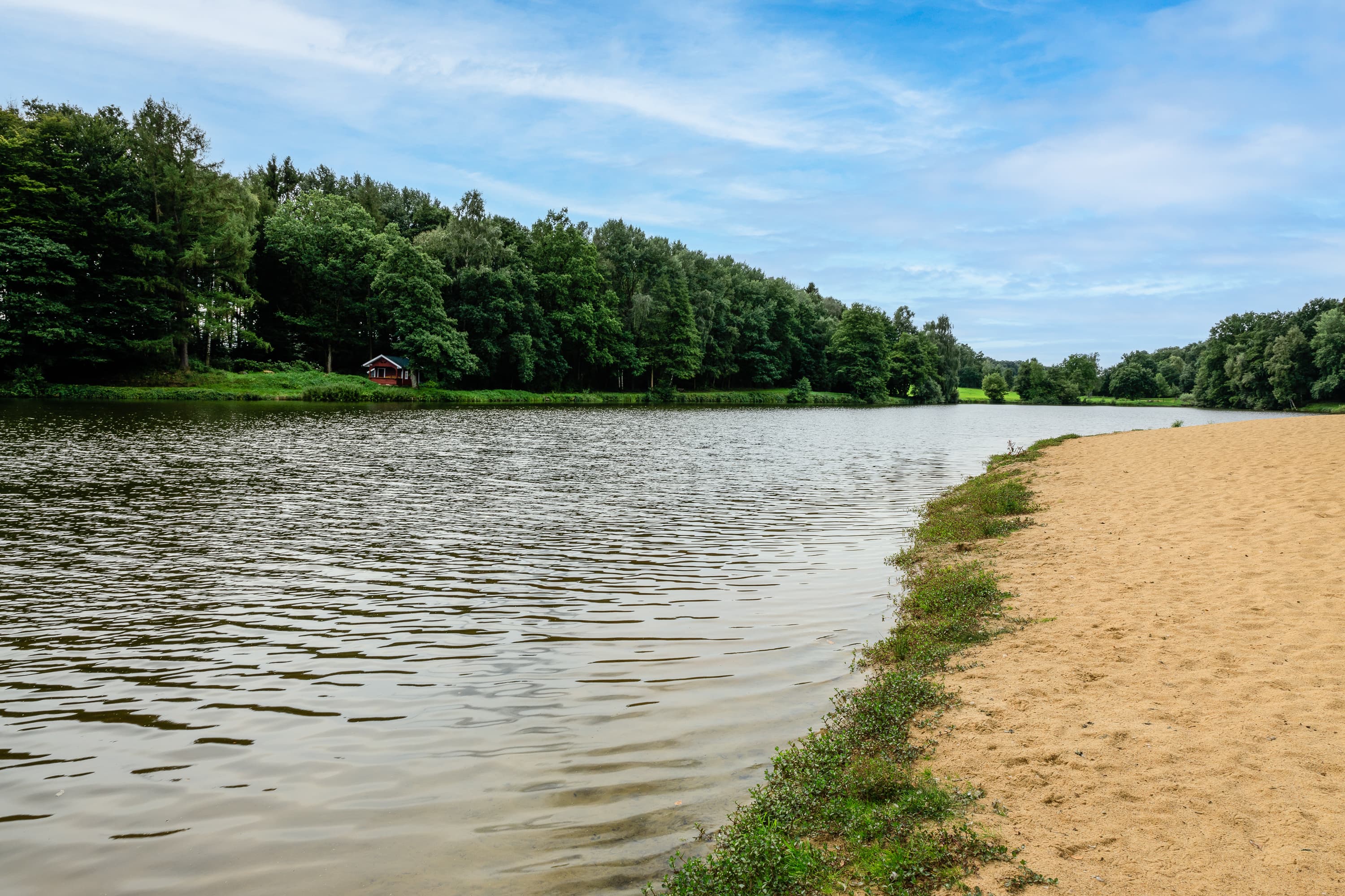 Der Hardausee in Hösseringen Lüneburger Heide